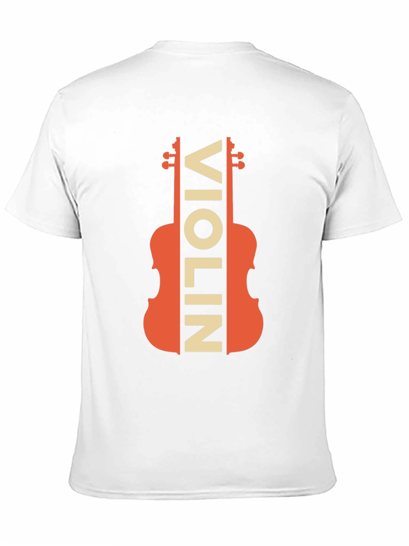 Violin Graphic Tee - Musicians Novelty T-Shirt