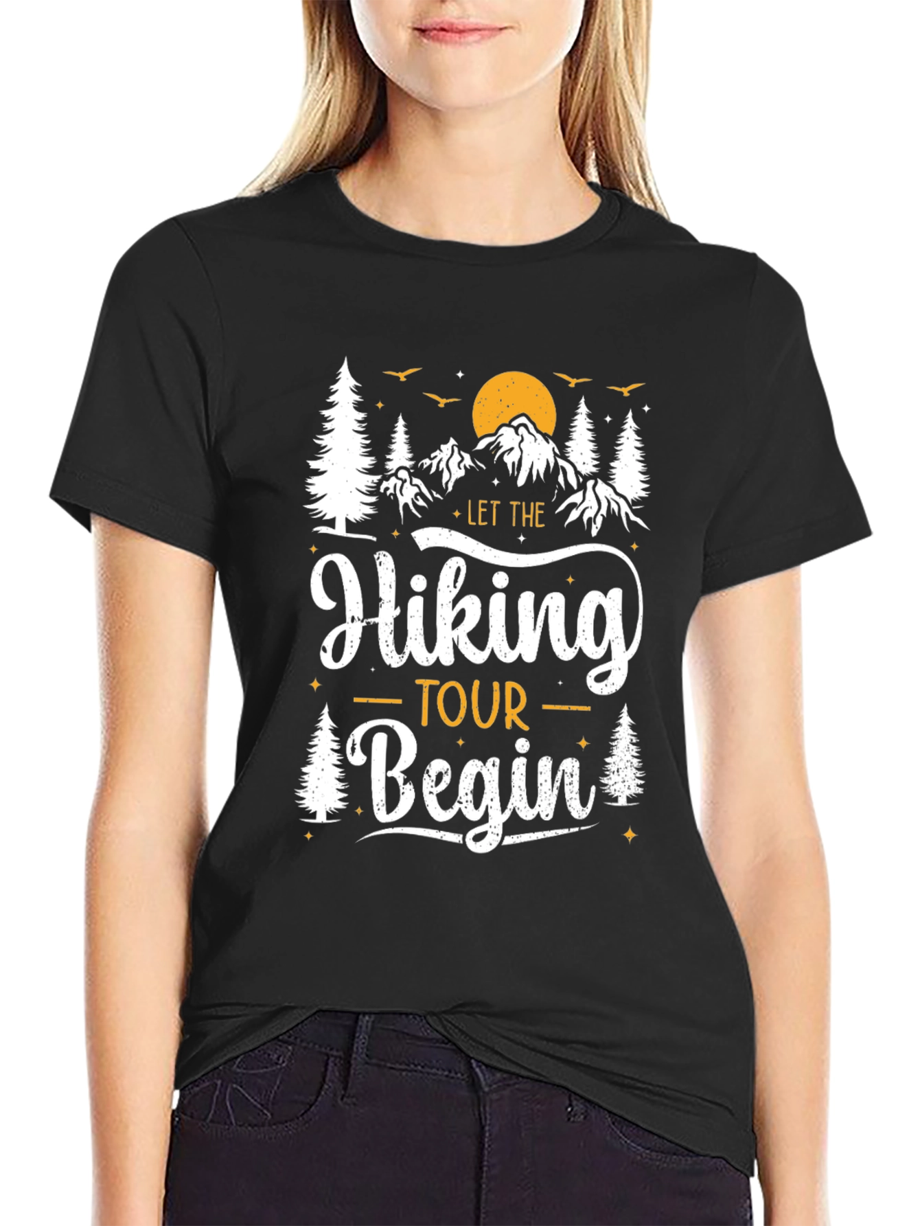 Hiking Tour Graphic Tee - Adventure Awaits!