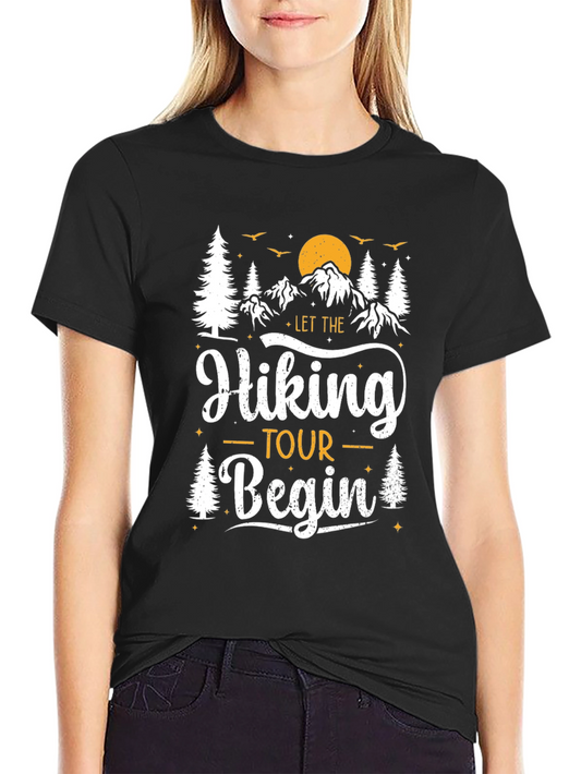Hiking Tour Graphic Tee - Adventure Awaits!