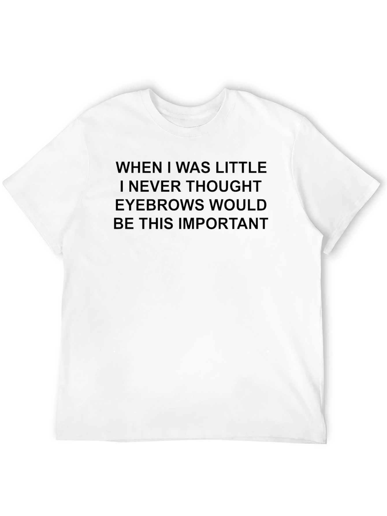Funny Eyebrows Graphic T-Shirt
