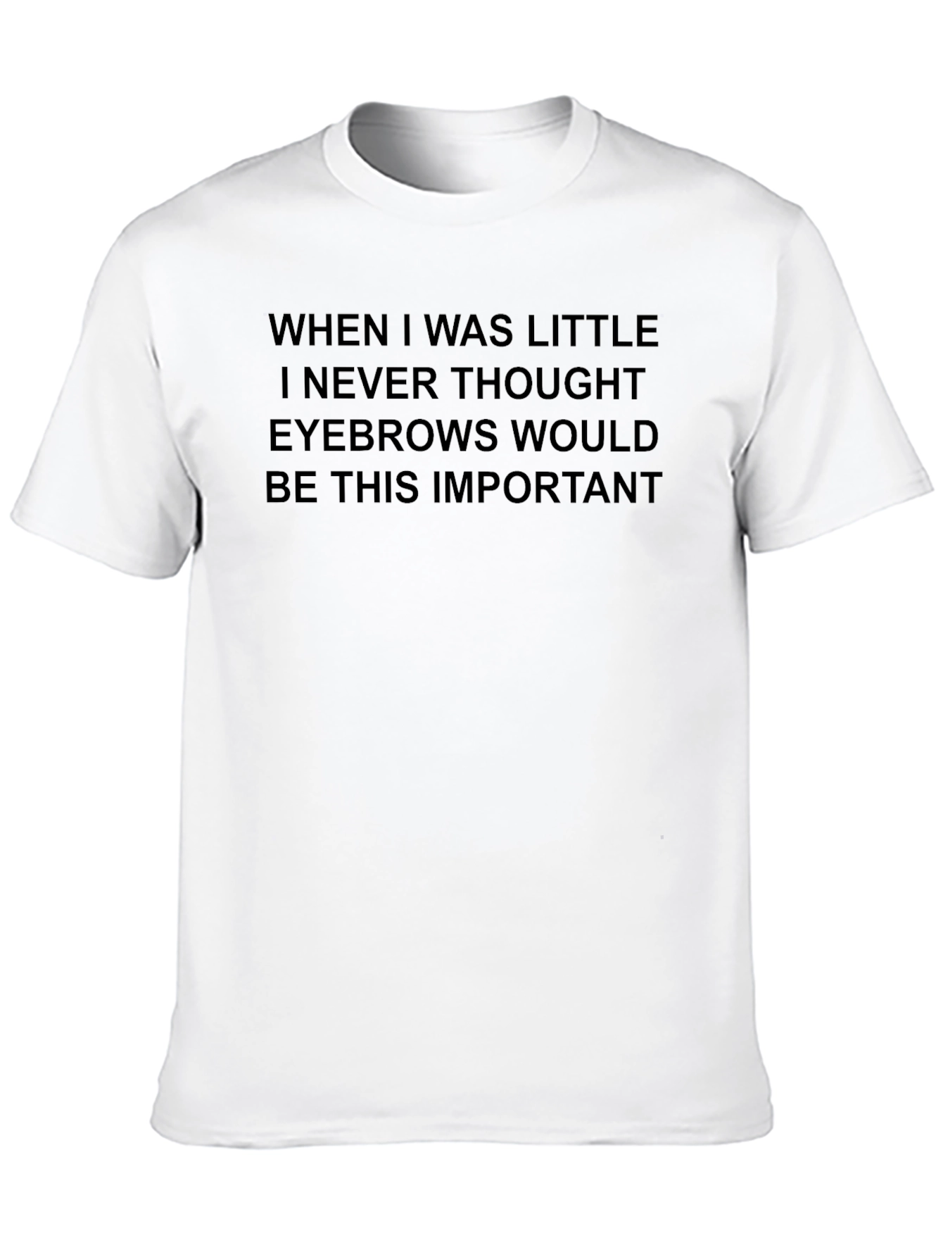 Funny Eyebrows Graphic T-Shirt