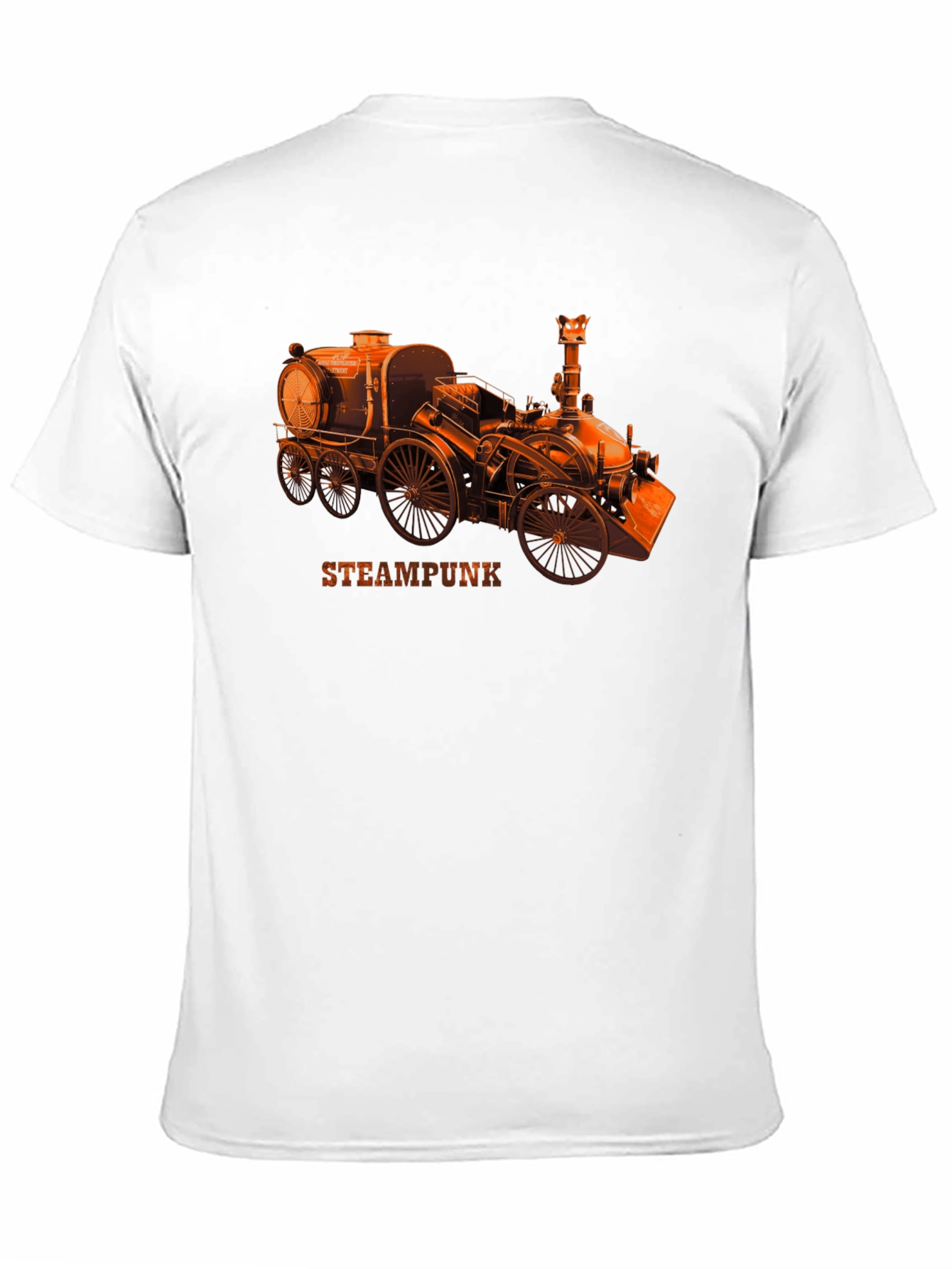 Steampunk Locomotive Graphic Tee