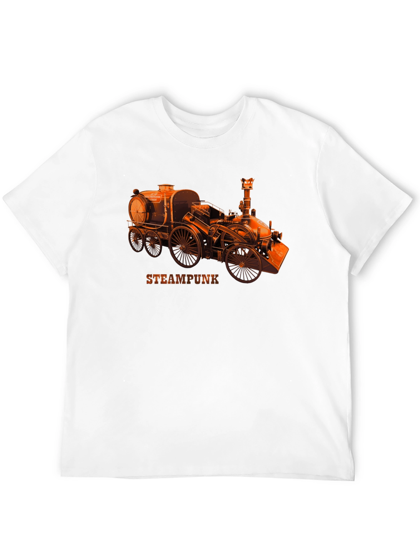 Steampunk Locomotive Graphic Tee
