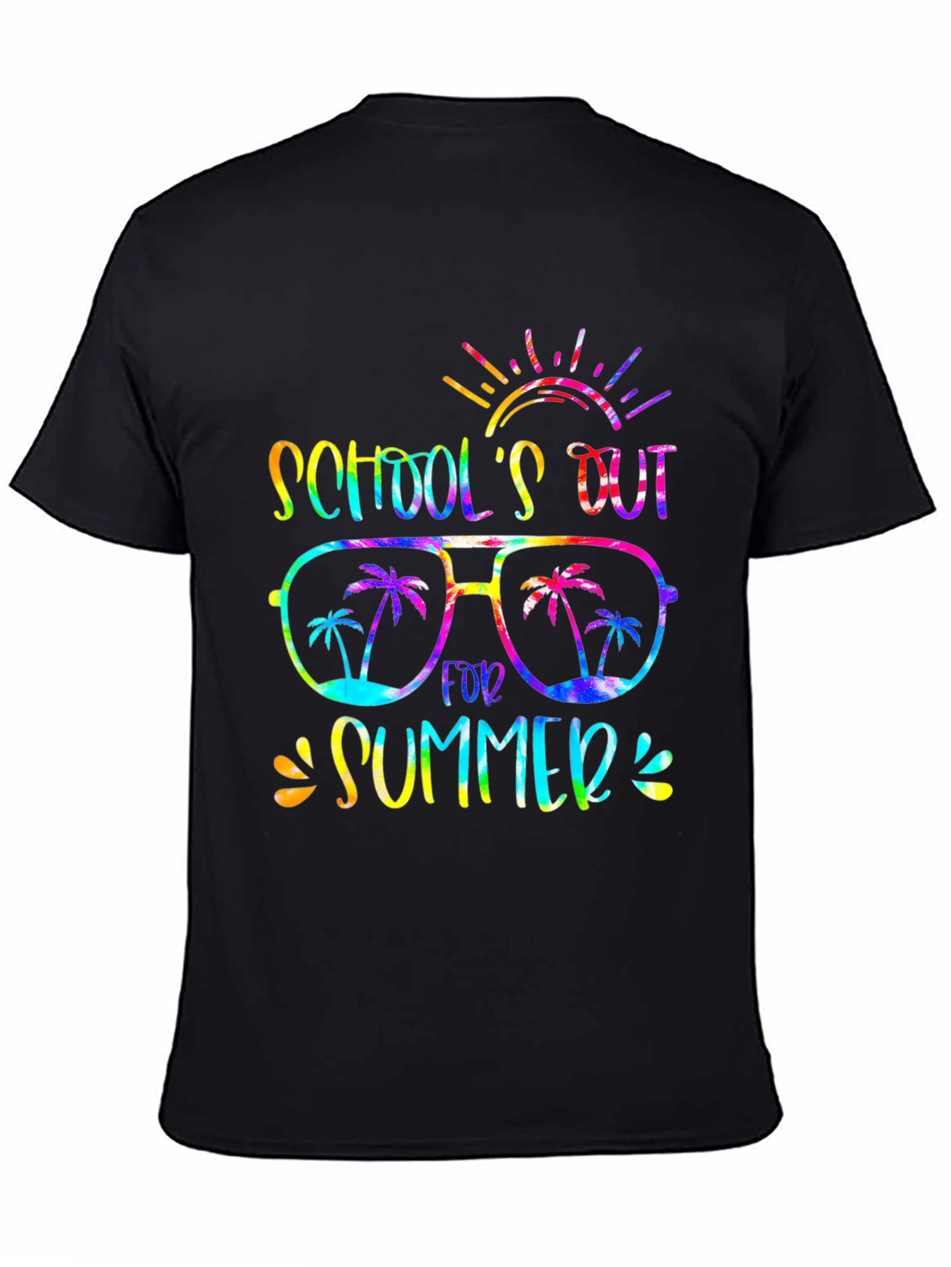 Schools Out Summer T-Shirt - Fun Tie-Dye Design