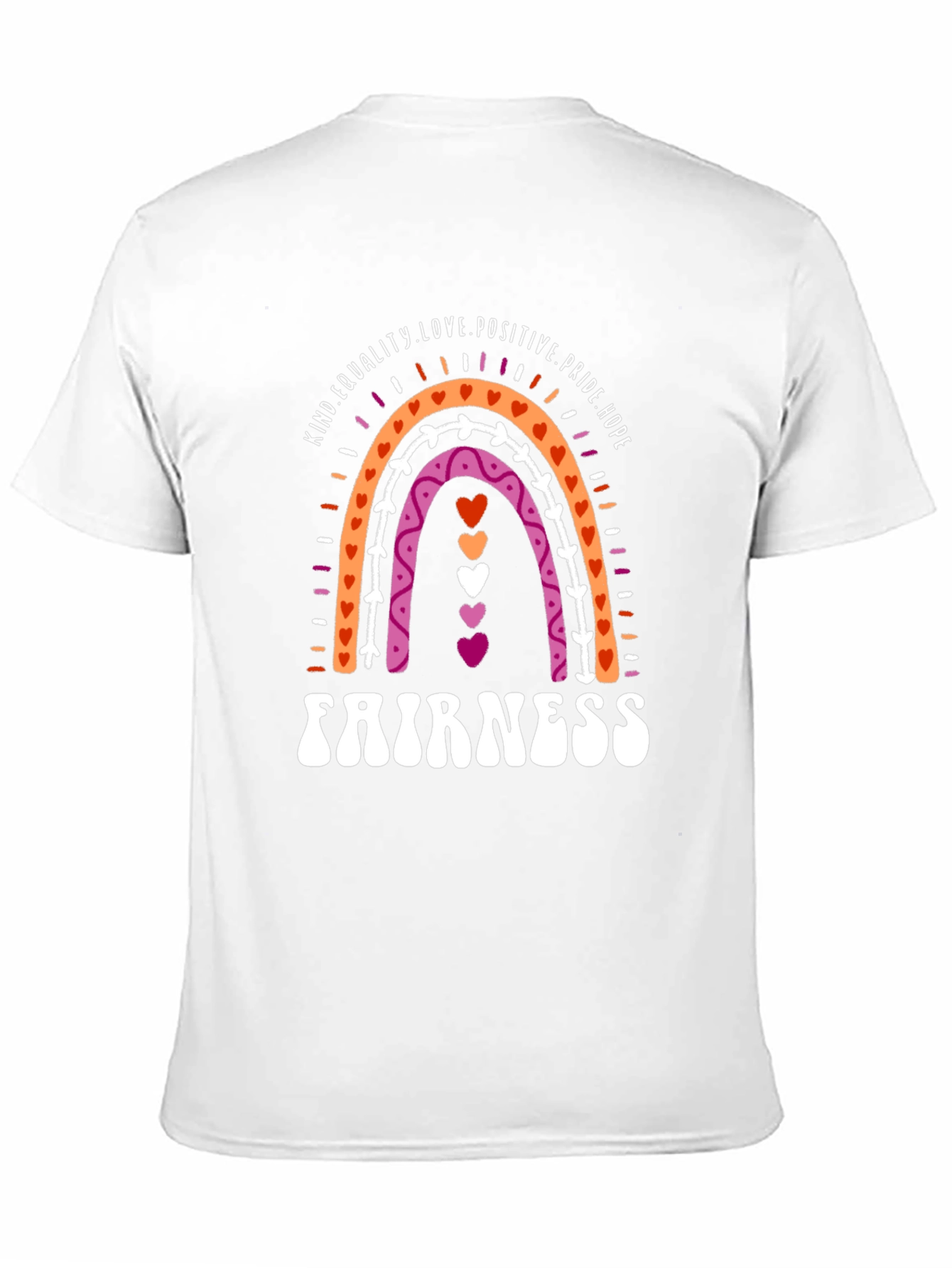 Lesbian Pride Rainbow Fairness T-Shirt
