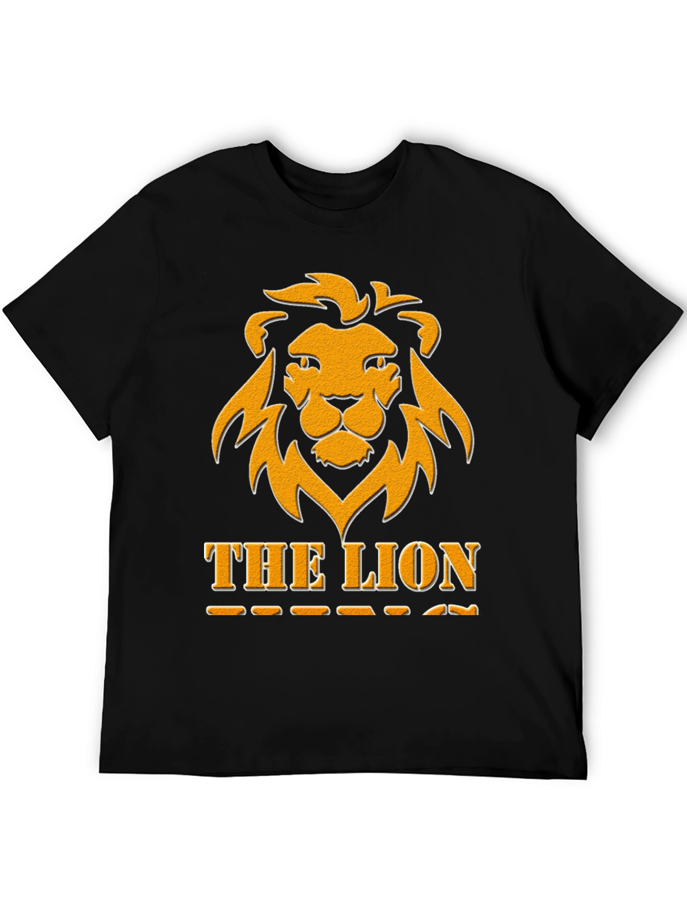 The Lion Graphic Tee - Bold Black T-Shirt