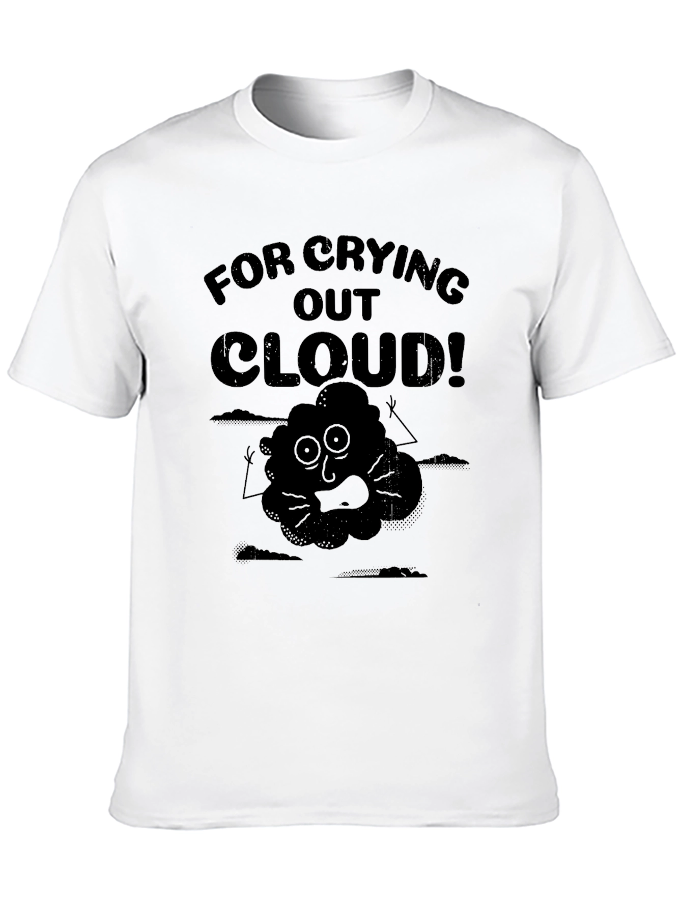 For Crying Out Cloud Black Graphic T-Shirt