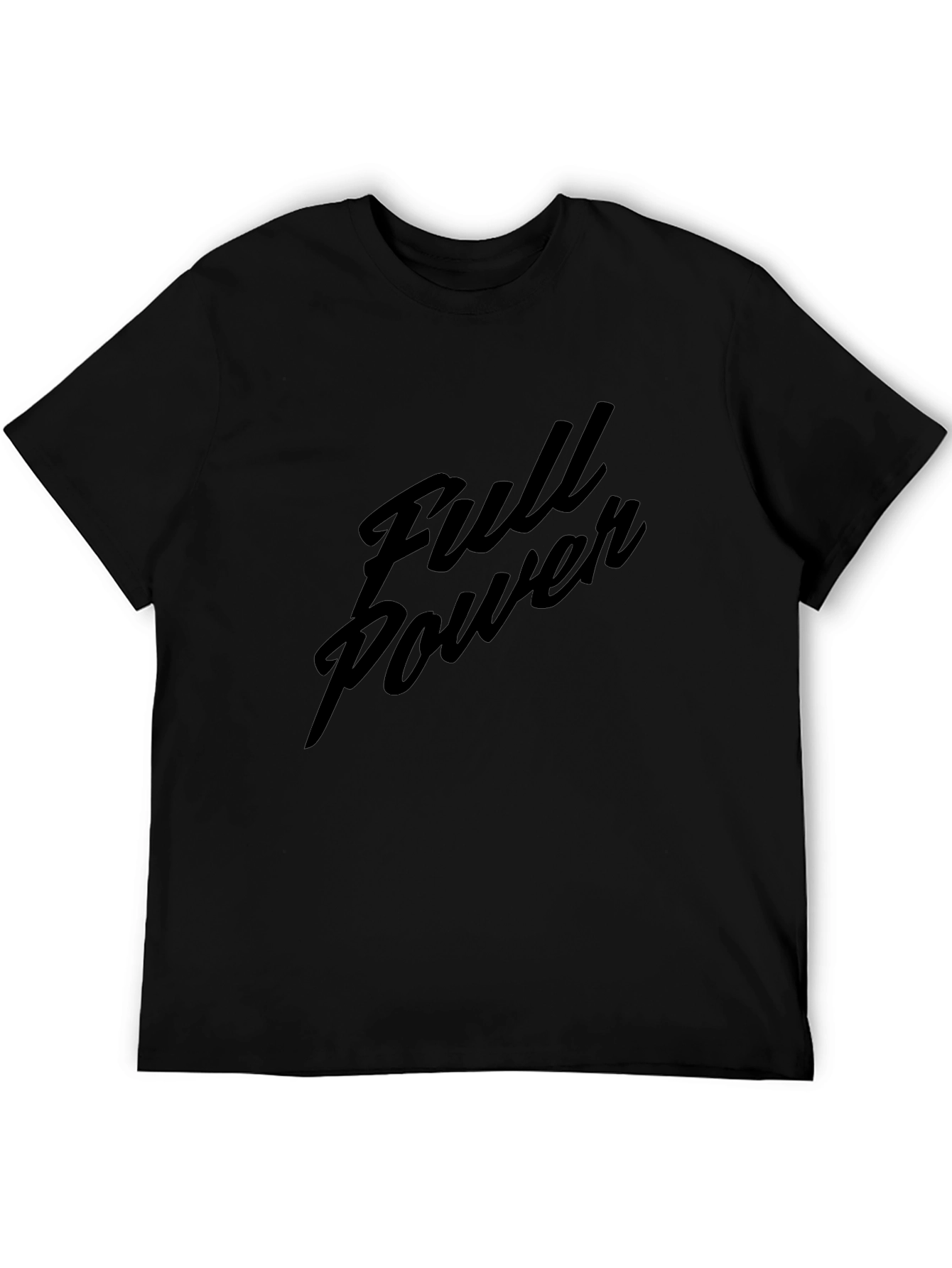 Full Power Graphic Tee - Classic Black