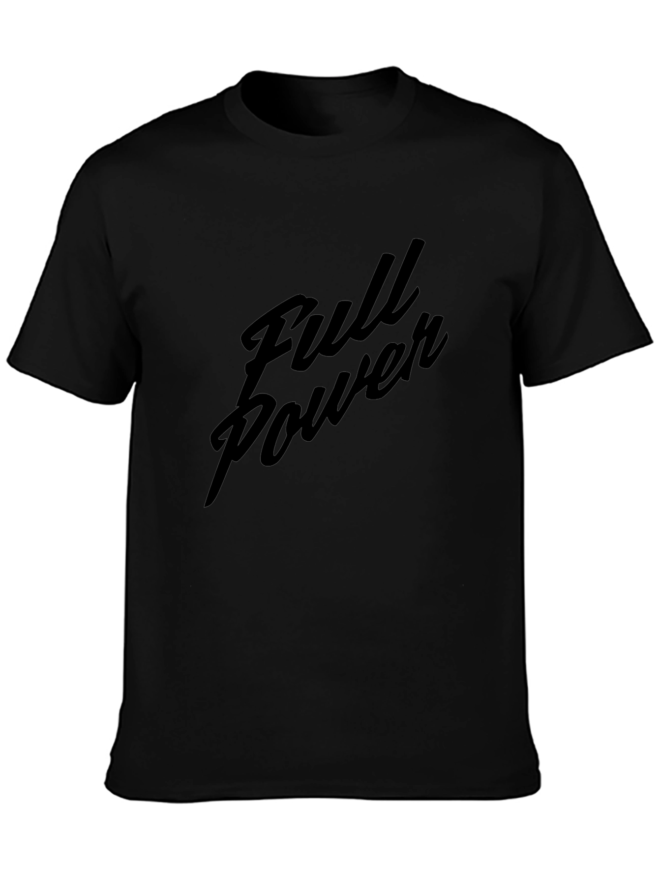 Full Power Graphic Tee - Classic Black