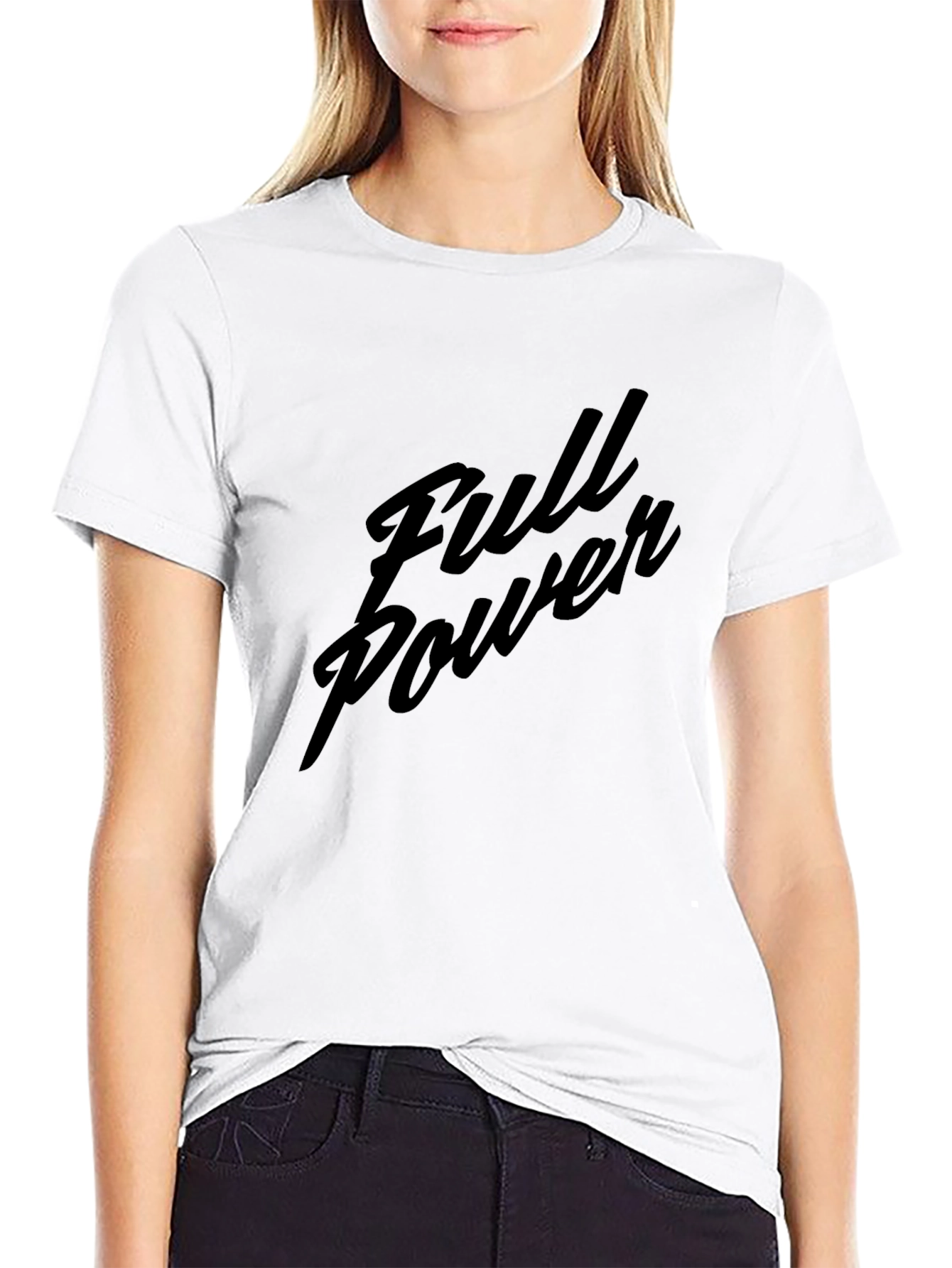 Full Power Graphic Tee - Classic Black