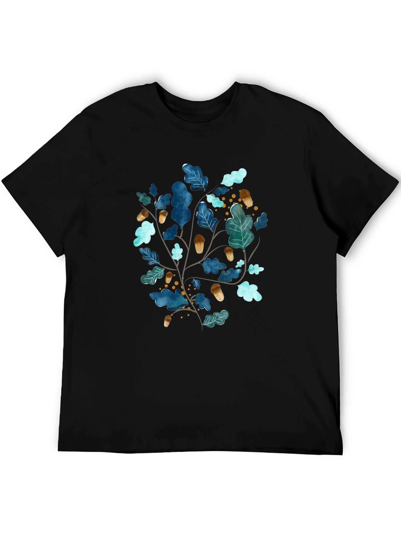 Nature Inspired Black T-Shirt