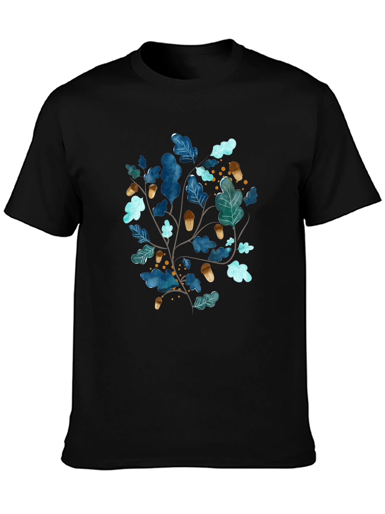 Nature Inspired Black T-Shirt