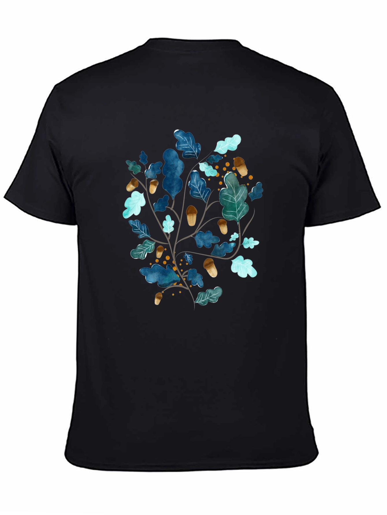 Nature Inspired Black T-Shirt