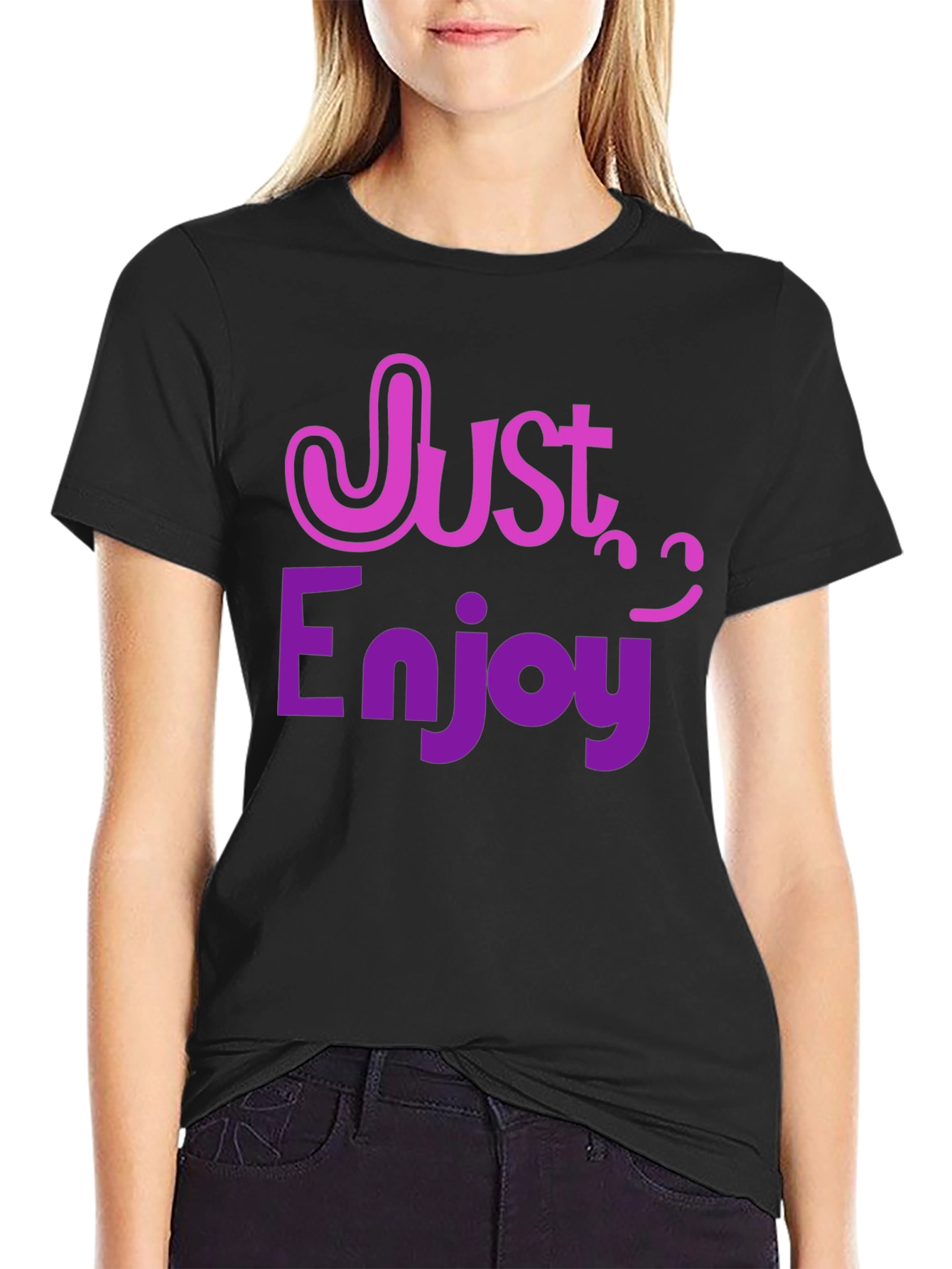 Just Enjoy T-Shirt - Fun Graphic Tee