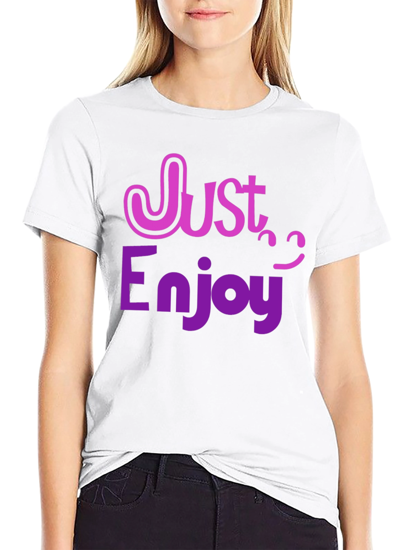 Just Enjoy T-Shirt - Fun Graphic Tee