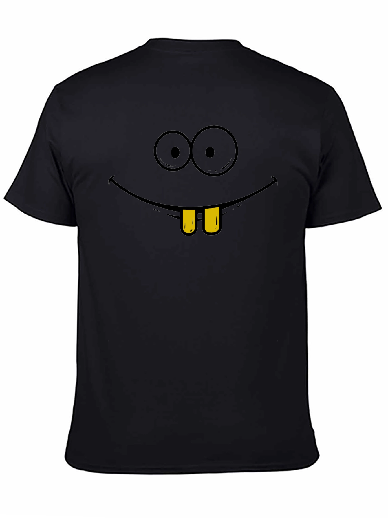 Funny Cartoon Face Graphic T-Shirt