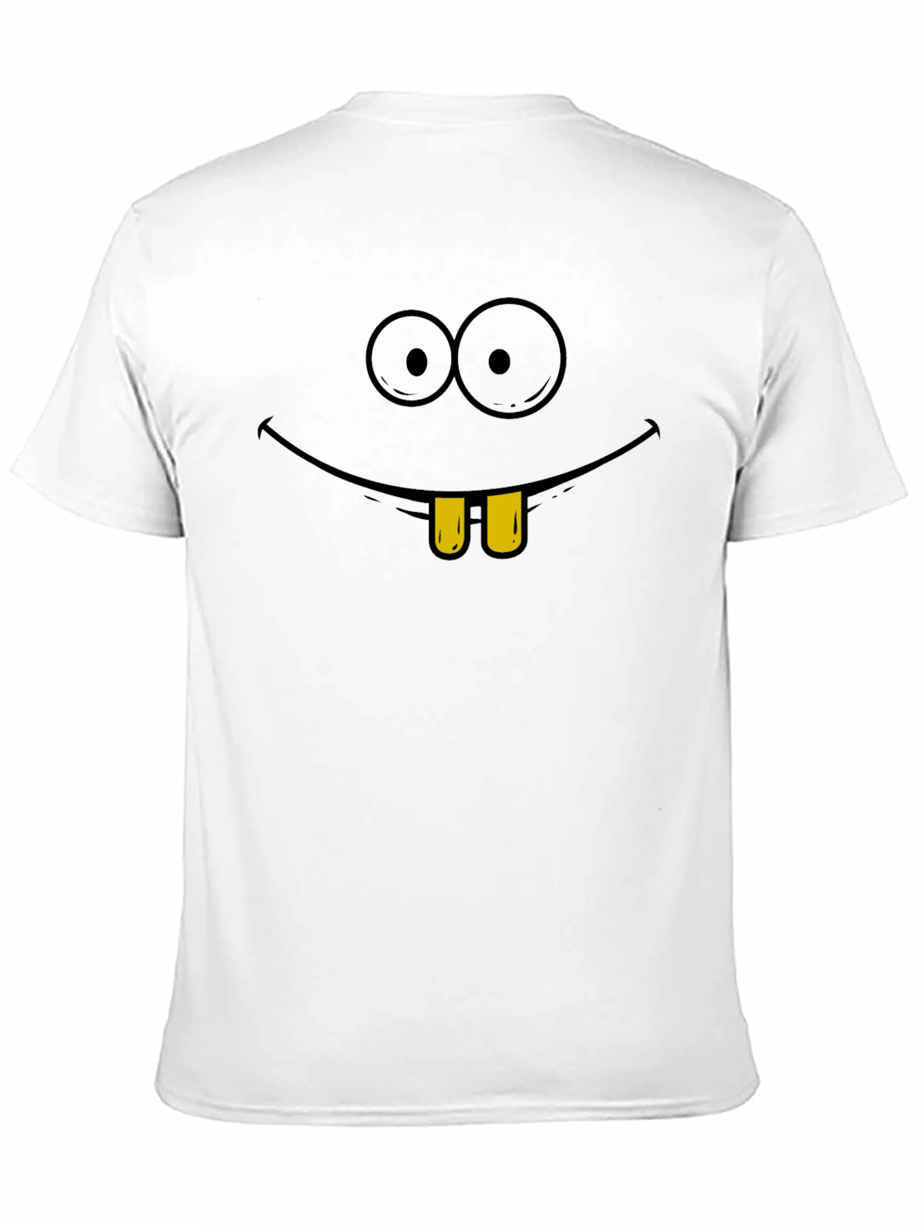 Funny Cartoon Face Graphic T-Shirt
