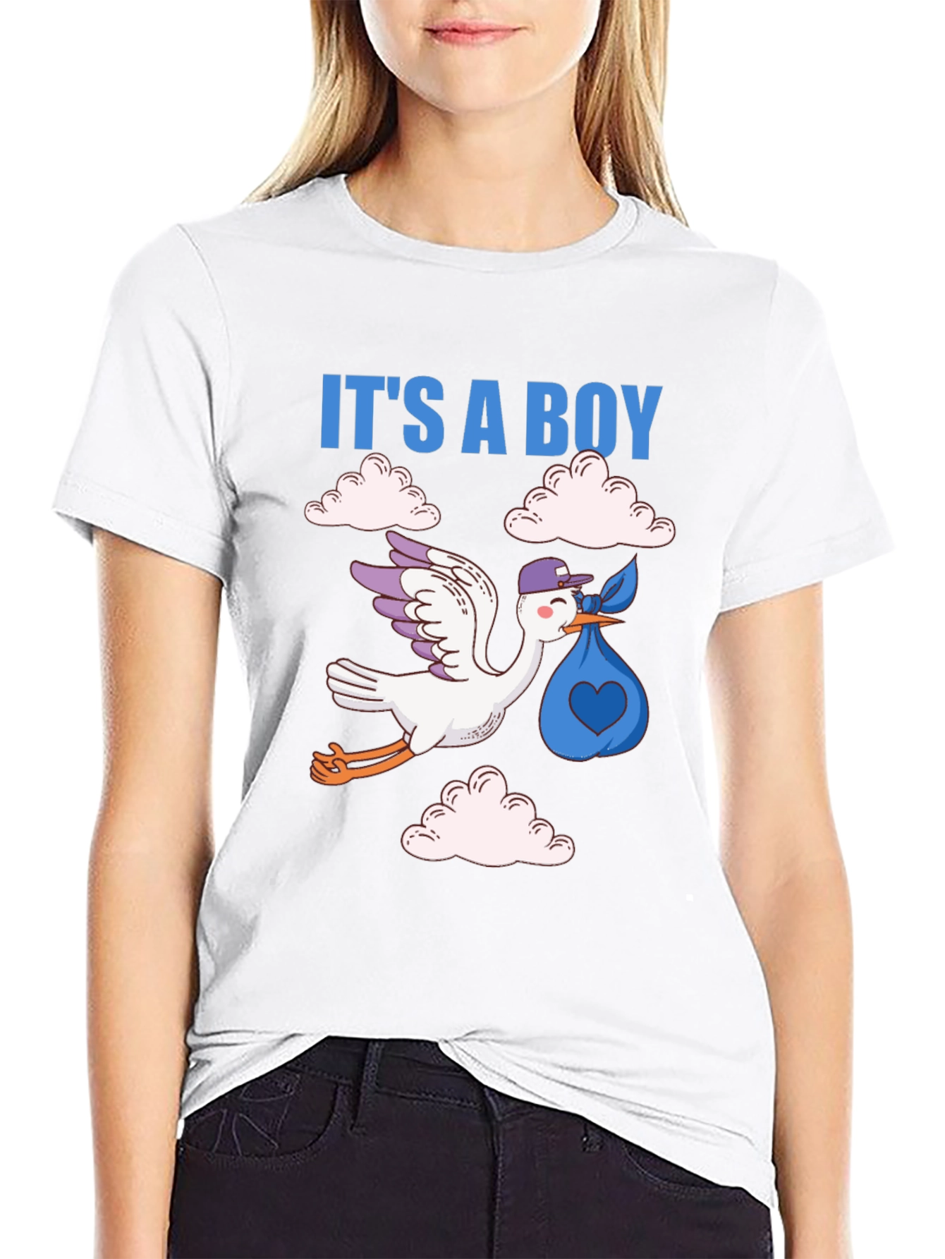Its a Boy! Baby Shower Stork Unisex T-Shirt