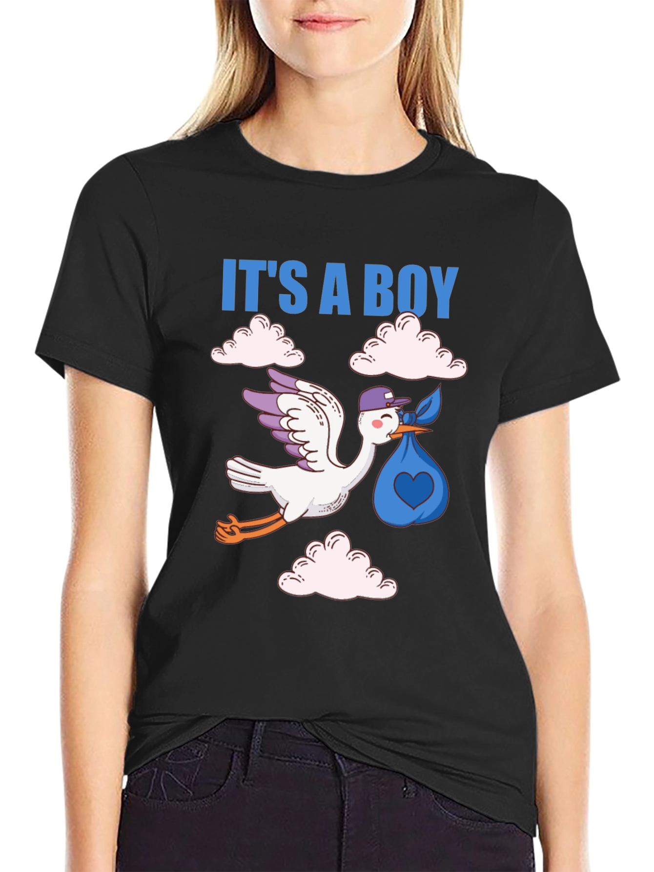 Its a Boy! Baby Shower Stork Unisex T-Shirt