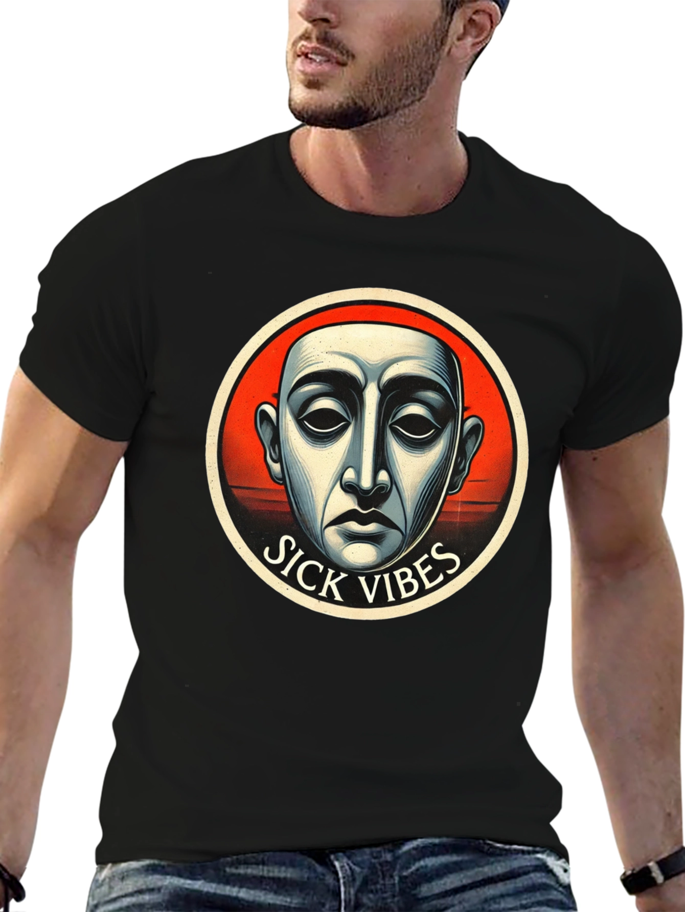 Sick Vibes Graphic Tee - Unique Design