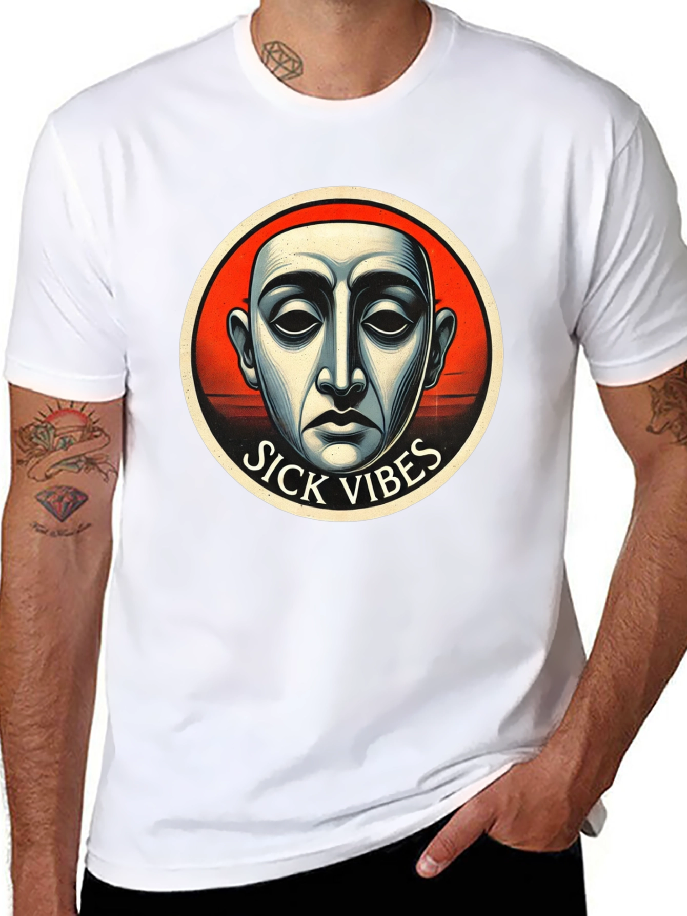 Sick Vibes Graphic Tee - Unique Design