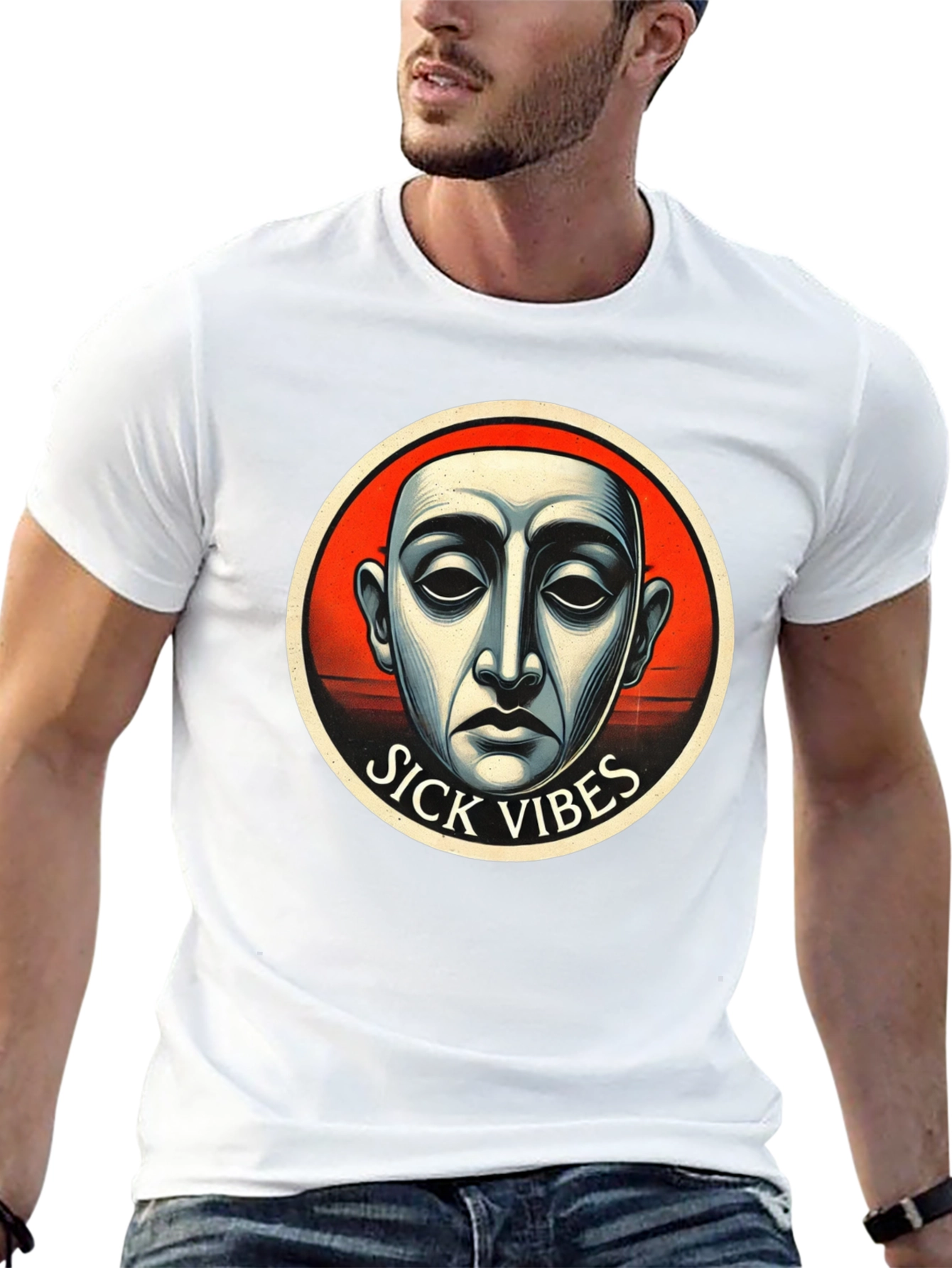 Sick Vibes Graphic Tee - Unique Design