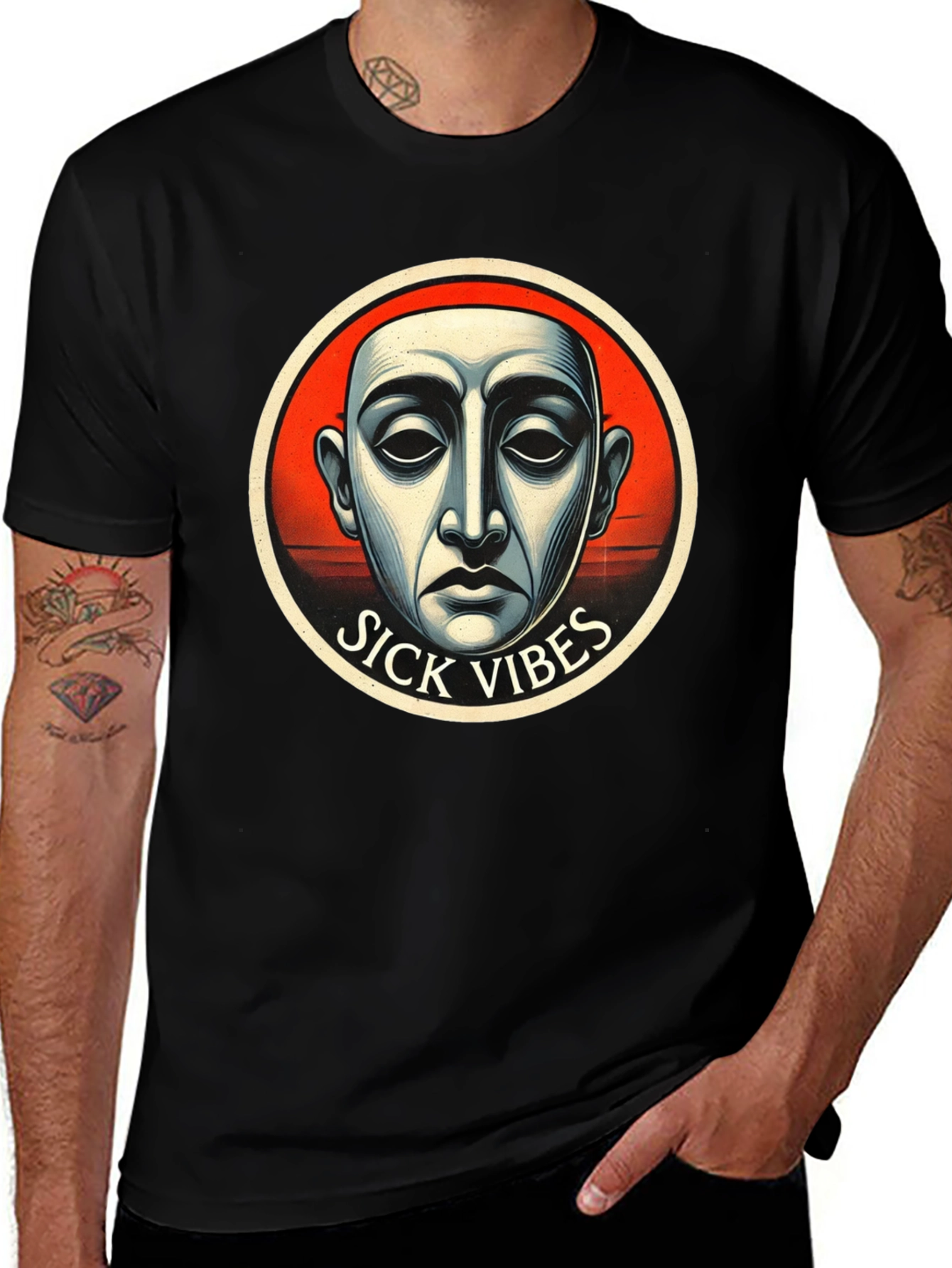 Sick Vibes Graphic Tee - Unique Design