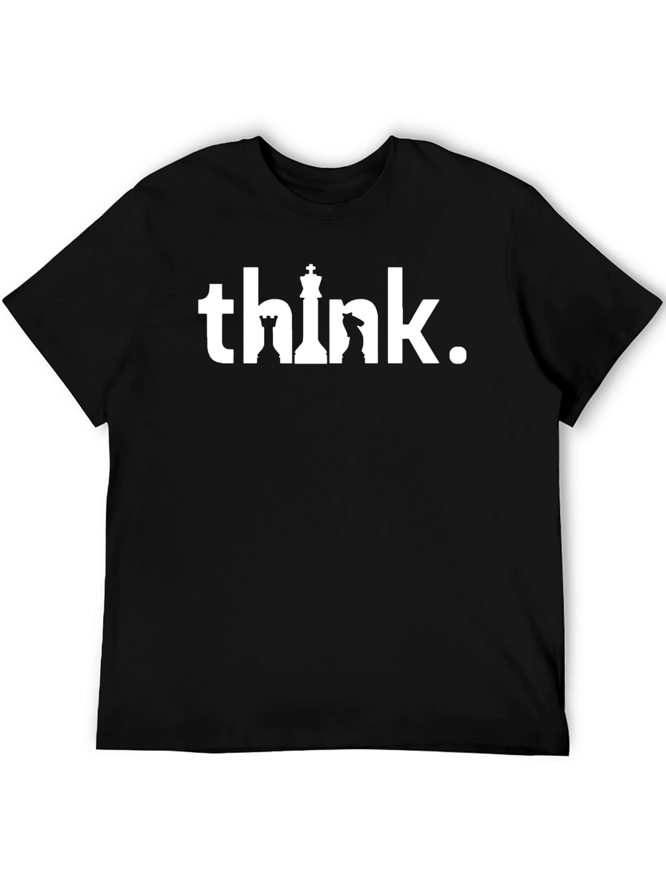 Think Chess Piece Graphic T-Shirt
