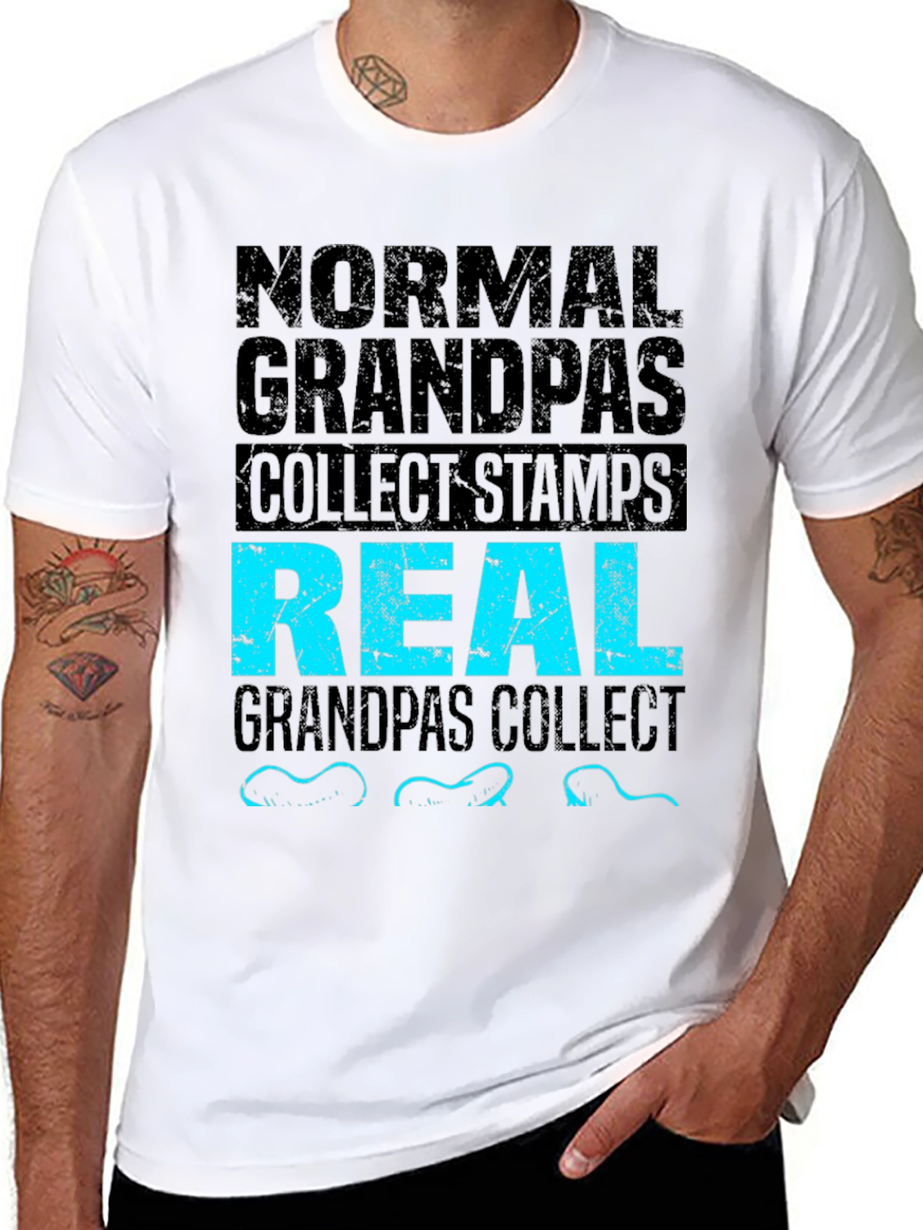 Real Grandpas Collect Worms T-Shirt