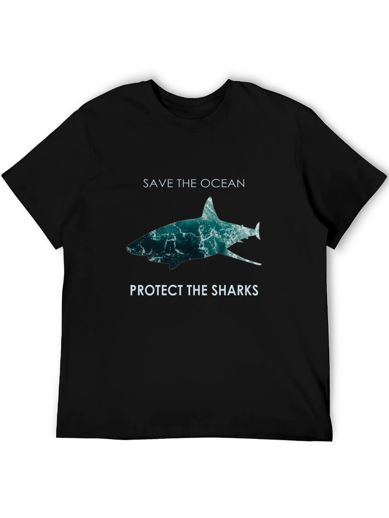 Save the Ocean Protect Sharks Graphic Tee