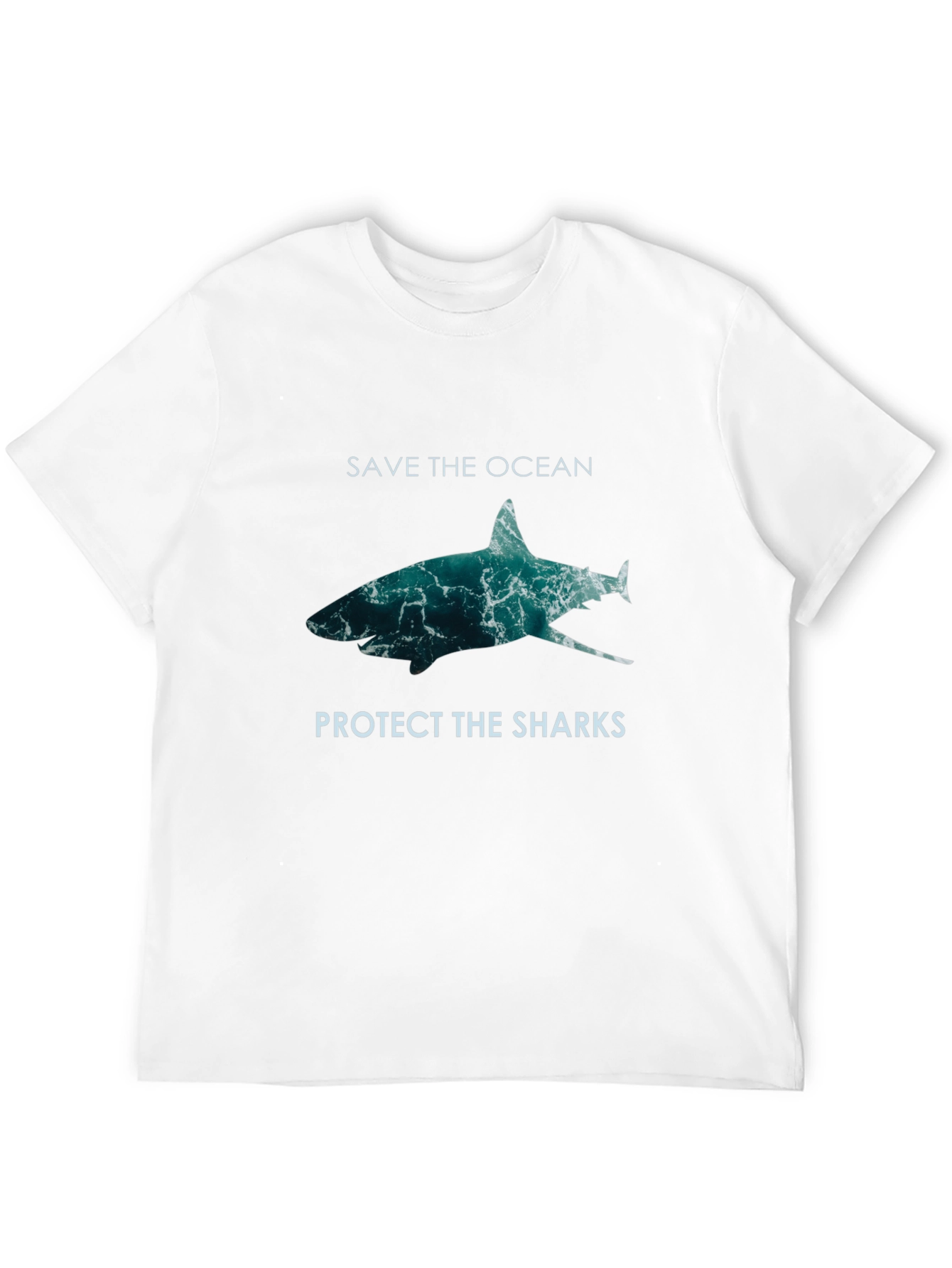 Save the Ocean Protect Sharks Graphic Tee