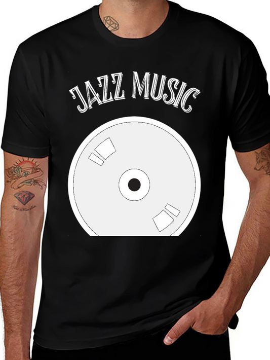 Jazz Music Record T-Shirt - Cool Music Lover Tee