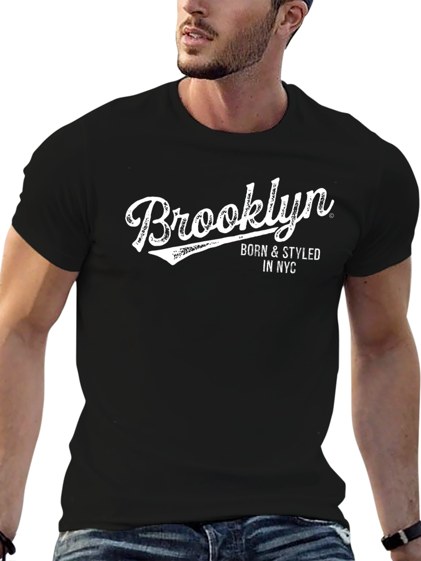 Brooklyn Born & Styled in NYC Graphic Tee