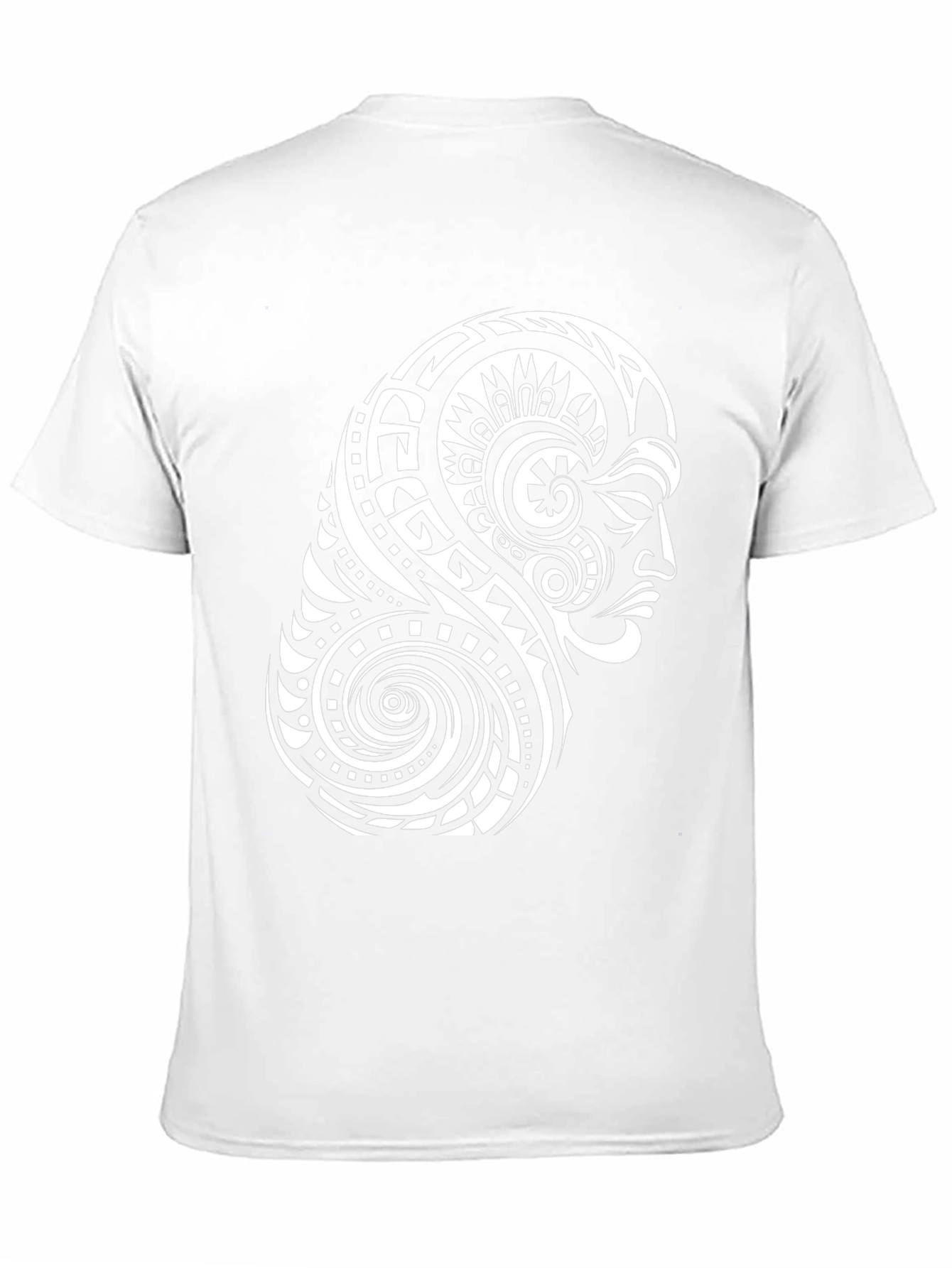 Tribal Tattoo Graphic Black T-Shirt