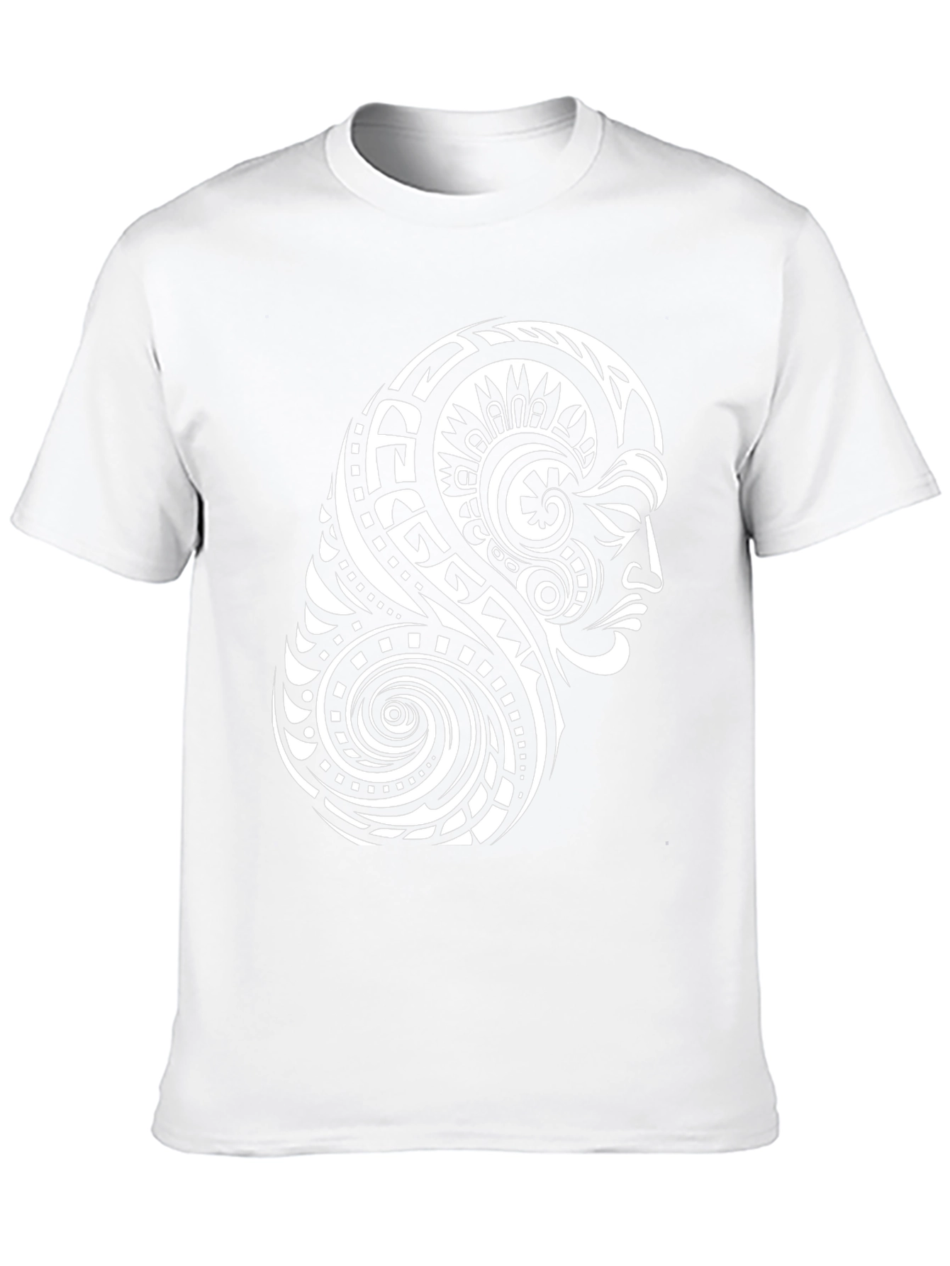 Tribal Tattoo Graphic Black T-Shirt