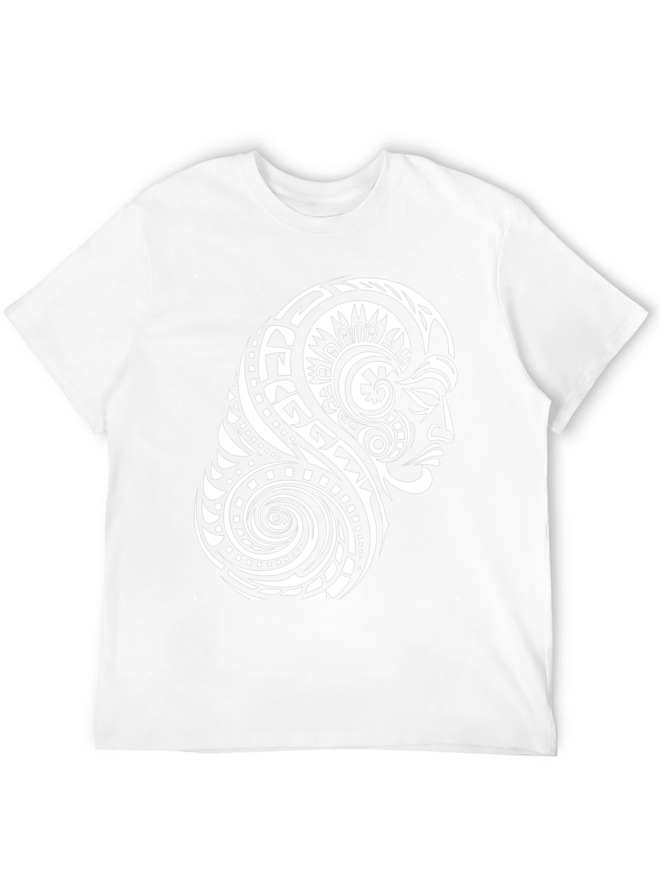 Tribal Tattoo Graphic Black T-Shirt