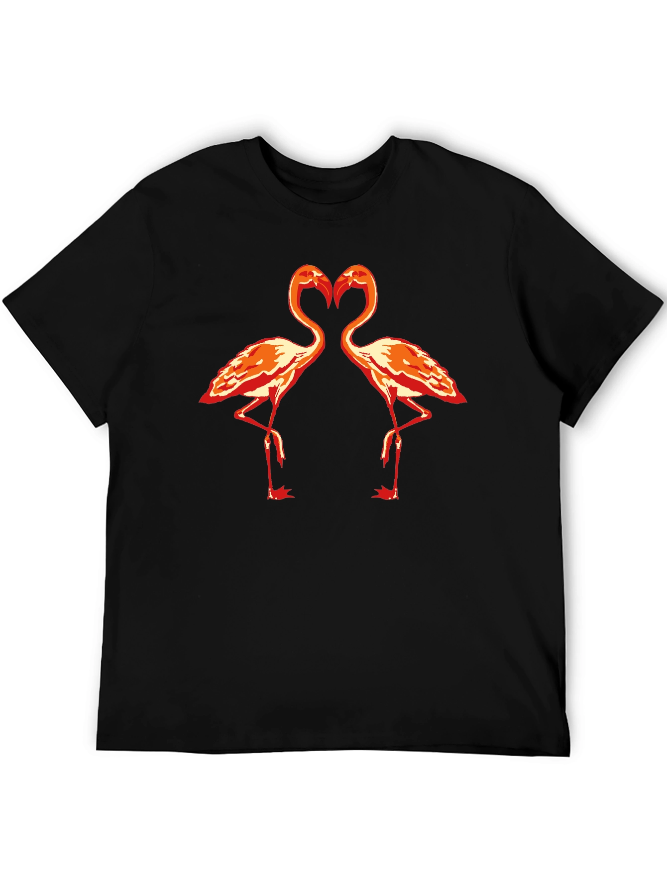 Flamingo Heart Graphic T-Shirt