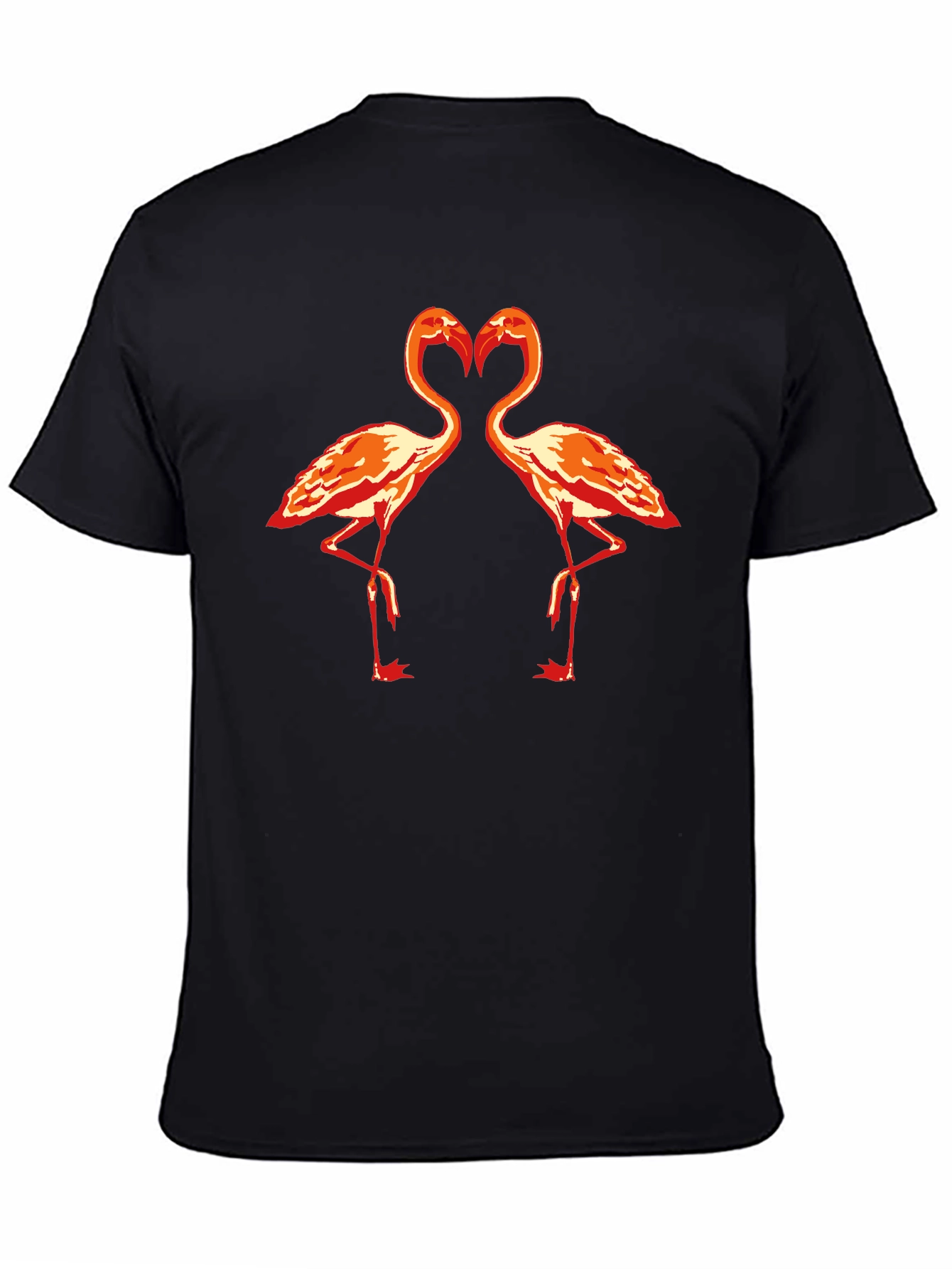Flamingo Heart Graphic T-Shirt