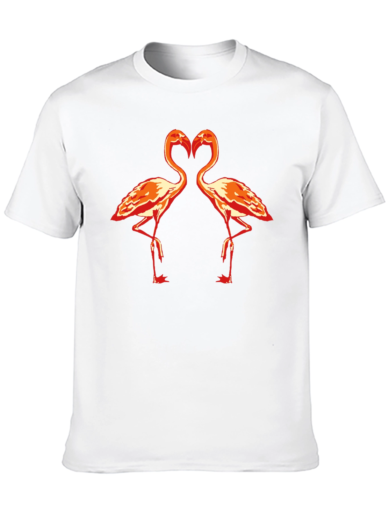 Flamingo Heart Graphic T-Shirt