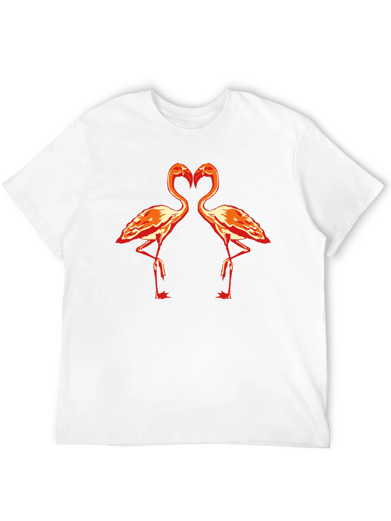Flamingo Heart Graphic T-Shirt