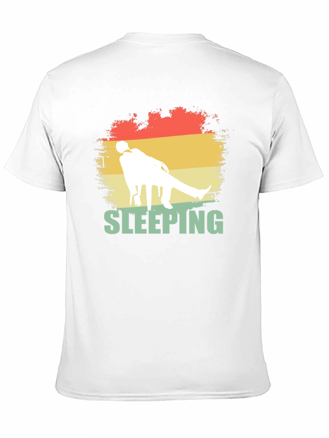 Sleeping Retro Style Graphic Tee