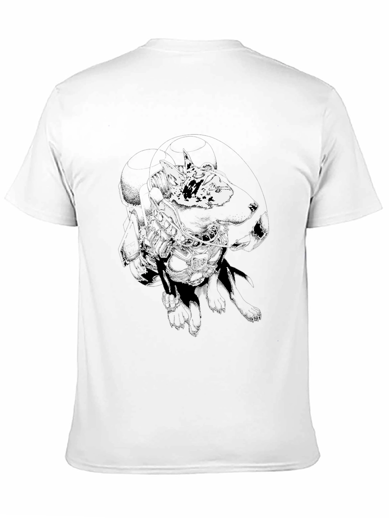 Abstract Graphic Black T-Shirt for Men