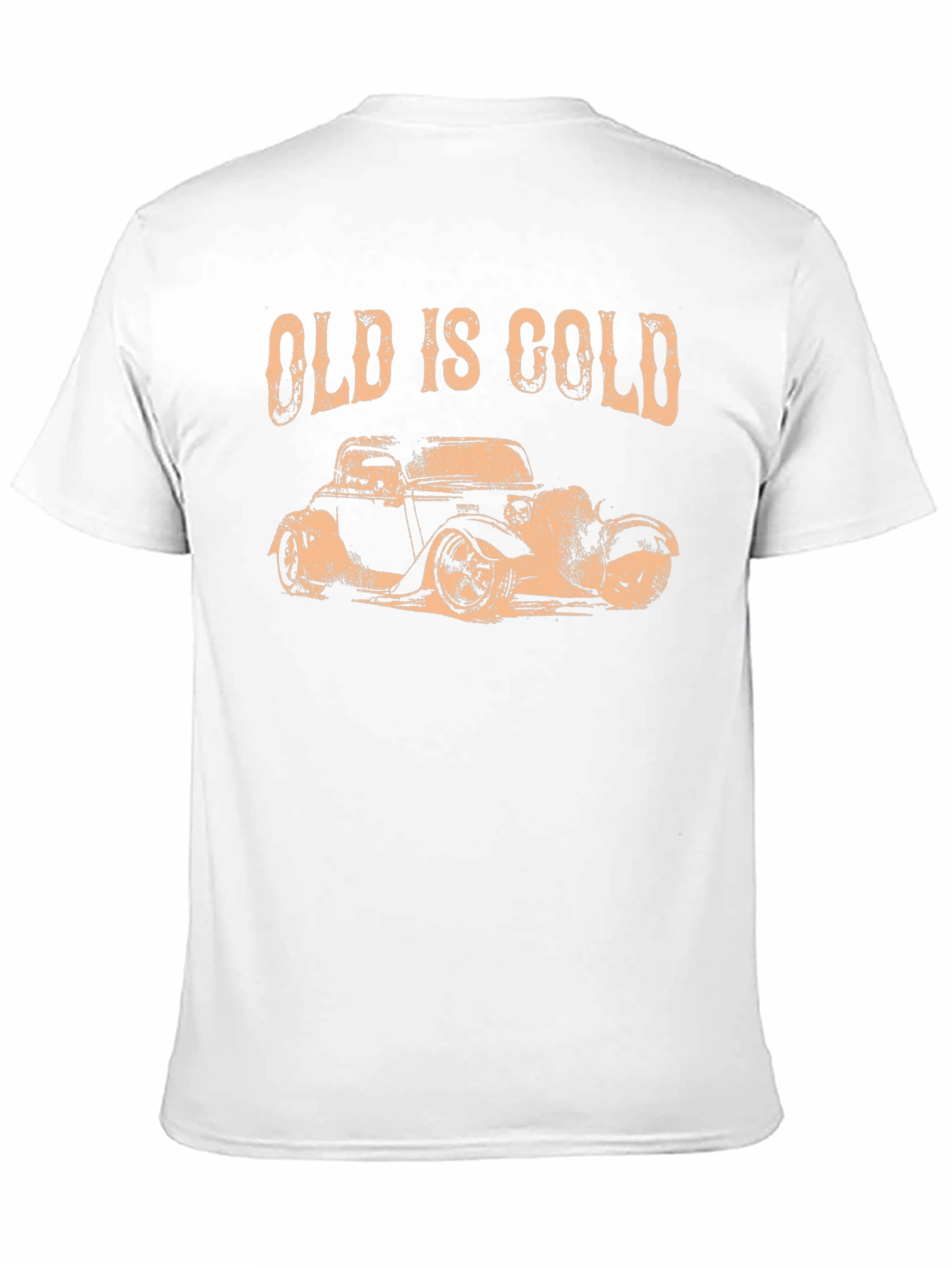 Old is Gold Black Hot Rod Graphic Tee