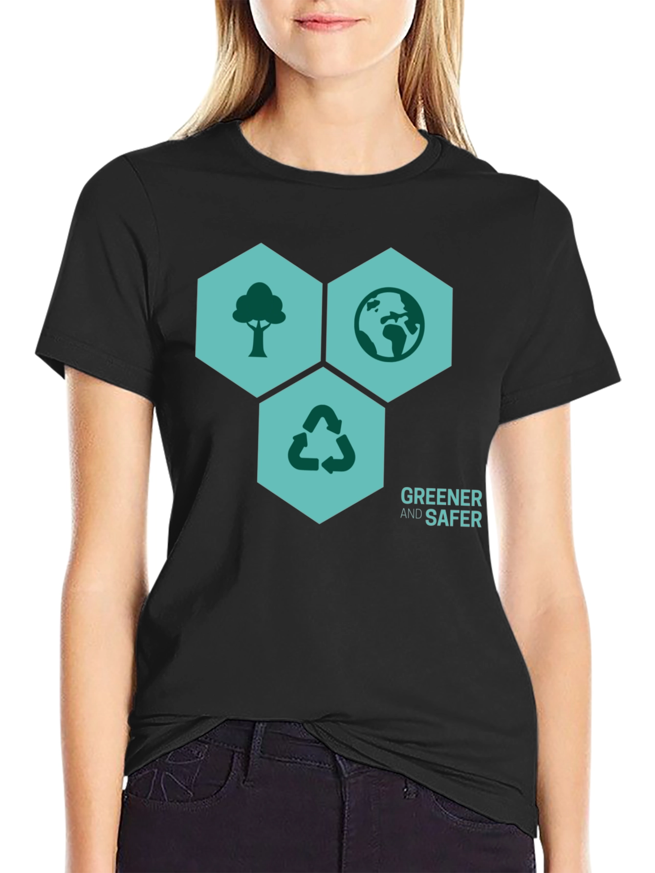 Eco-Friendly Greener & Safer Graphic T-Shirt