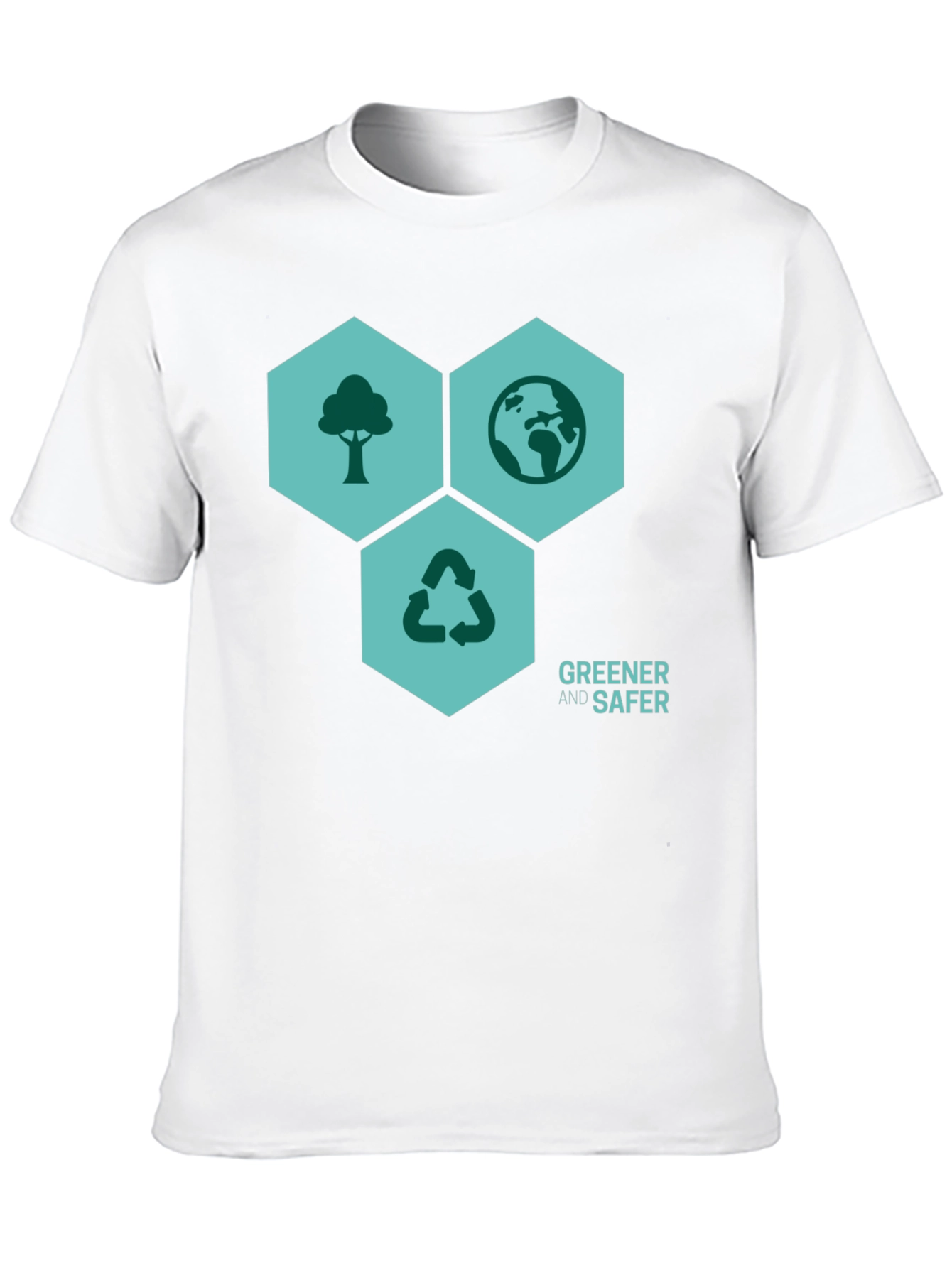 Eco-Friendly Greener & Safer Graphic T-Shirt