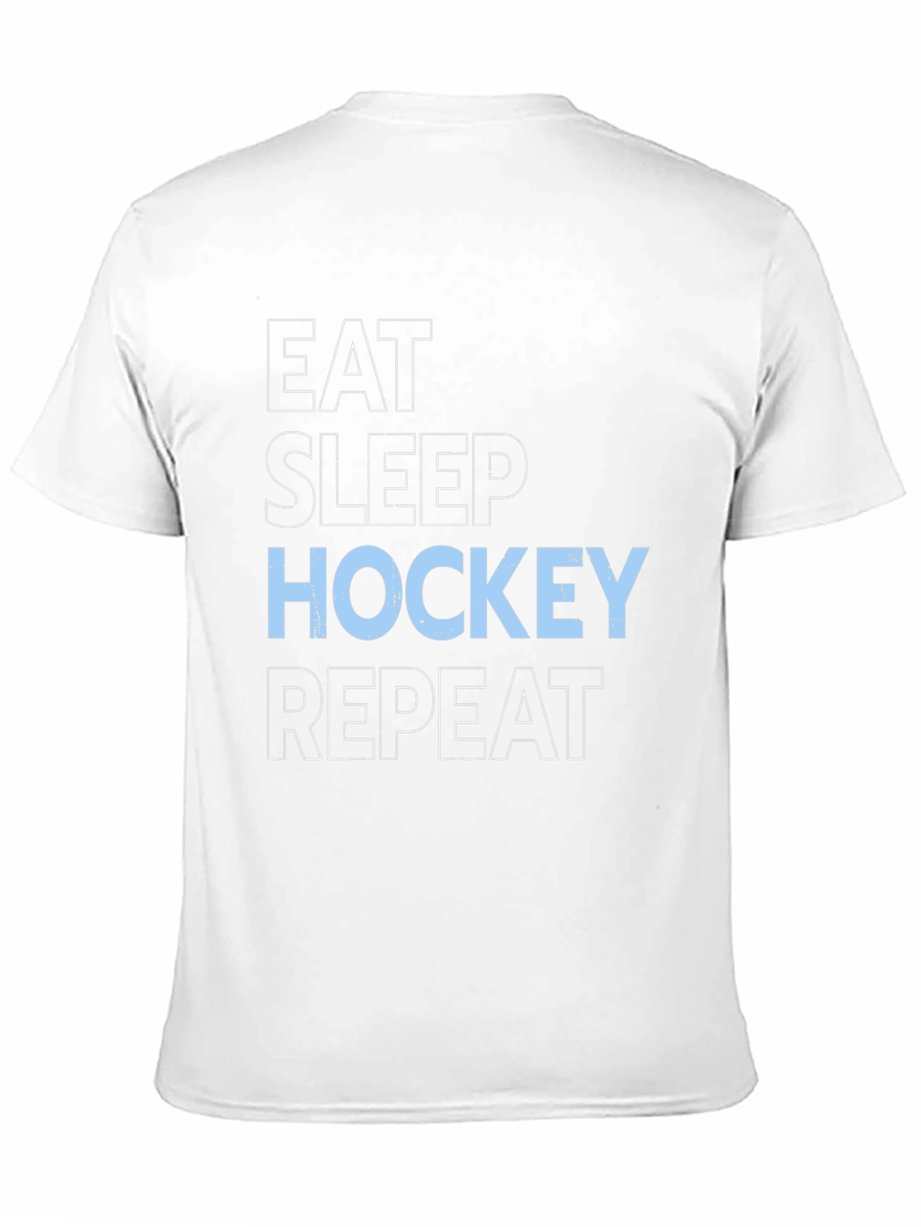 Eat Sleep Hockey Repeat Graphic T-Shirt