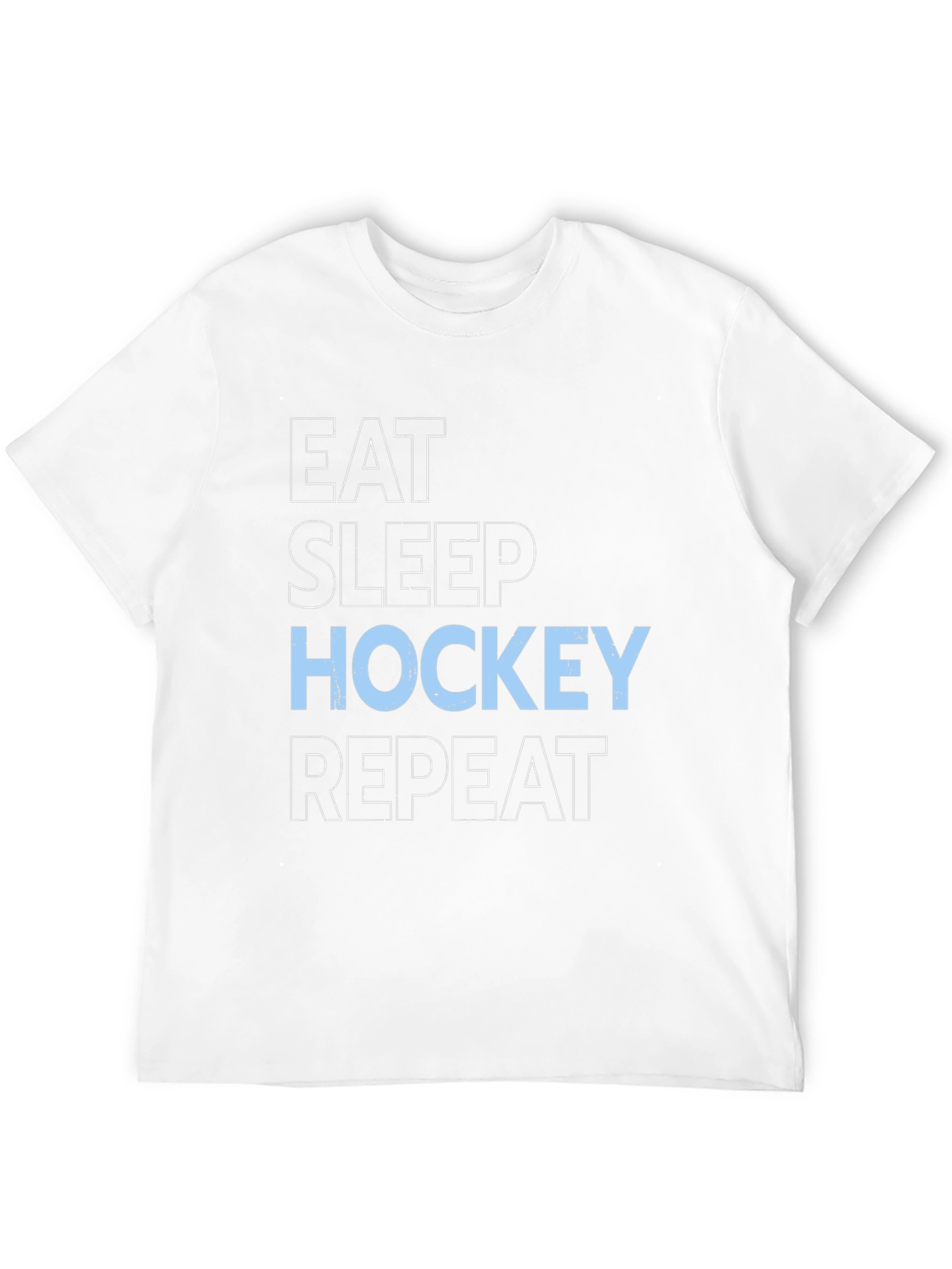 Eat Sleep Hockey Repeat Graphic T-Shirt