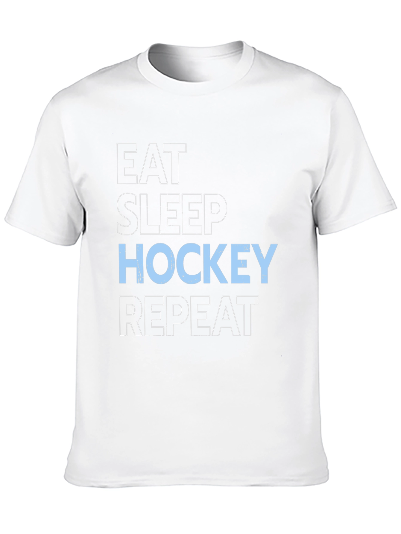 Eat Sleep Hockey Repeat Graphic T-Shirt