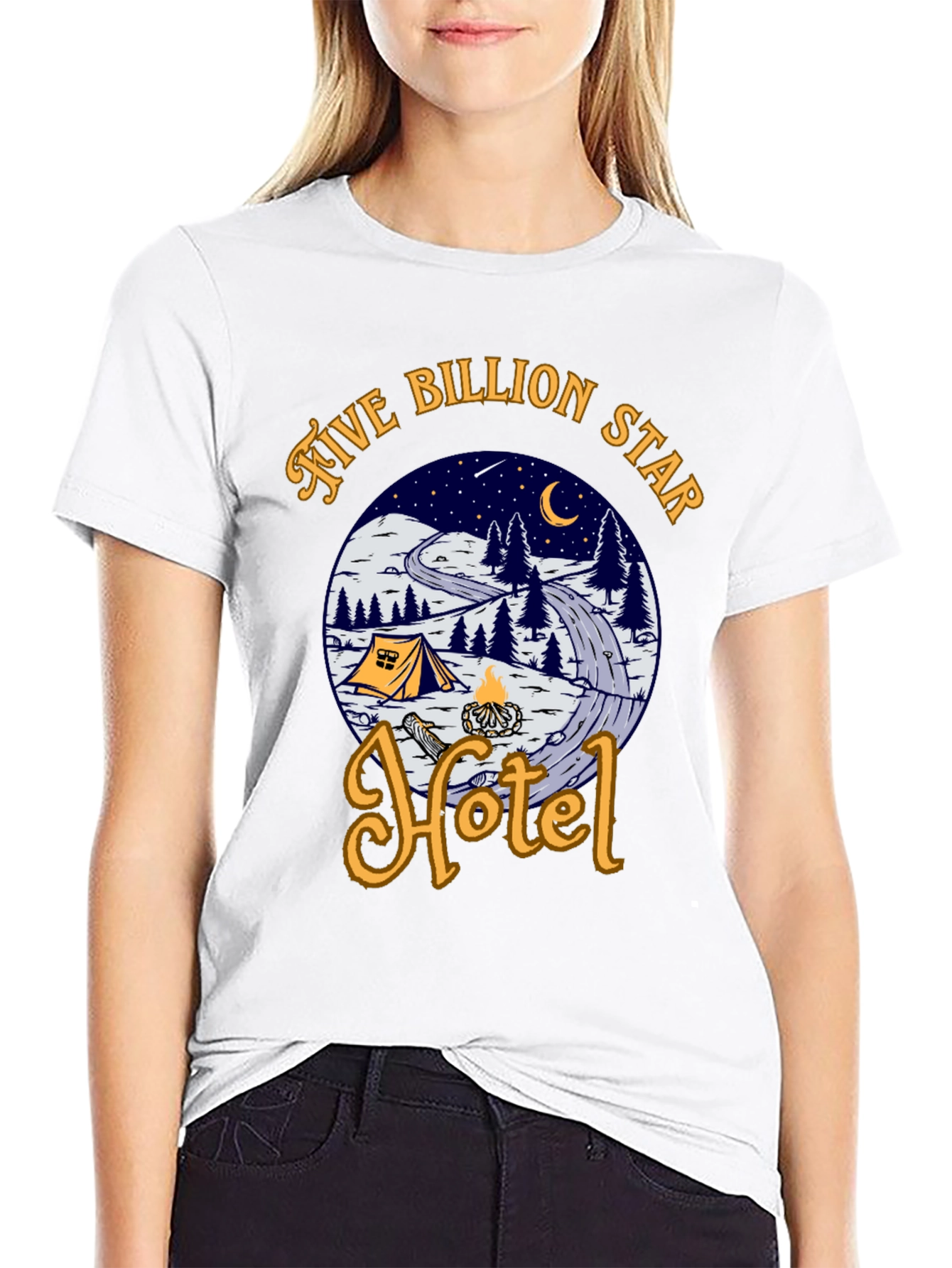 Five Billion Star Hotel Graphic T-Shirt