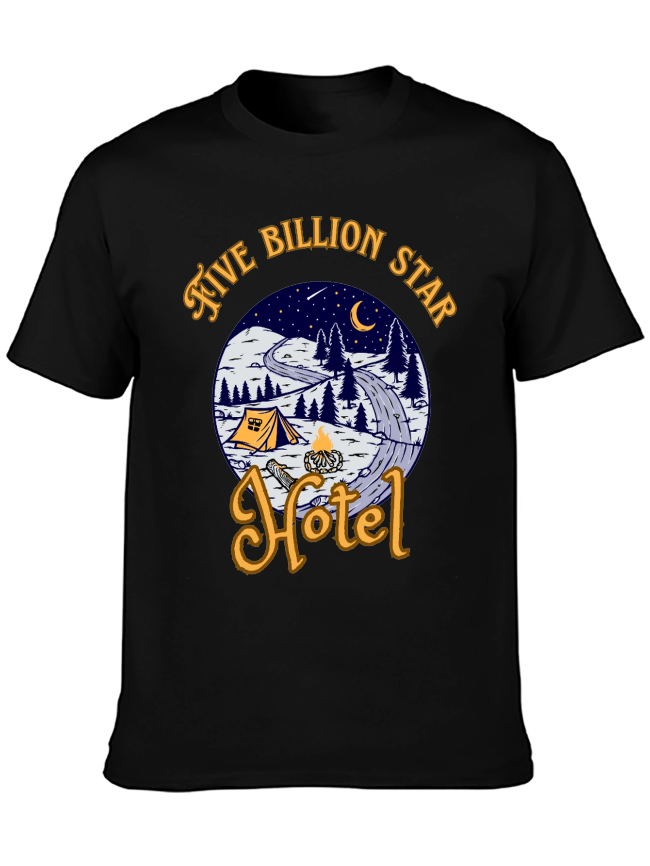 Five Billion Star Hotel Graphic T-Shirt